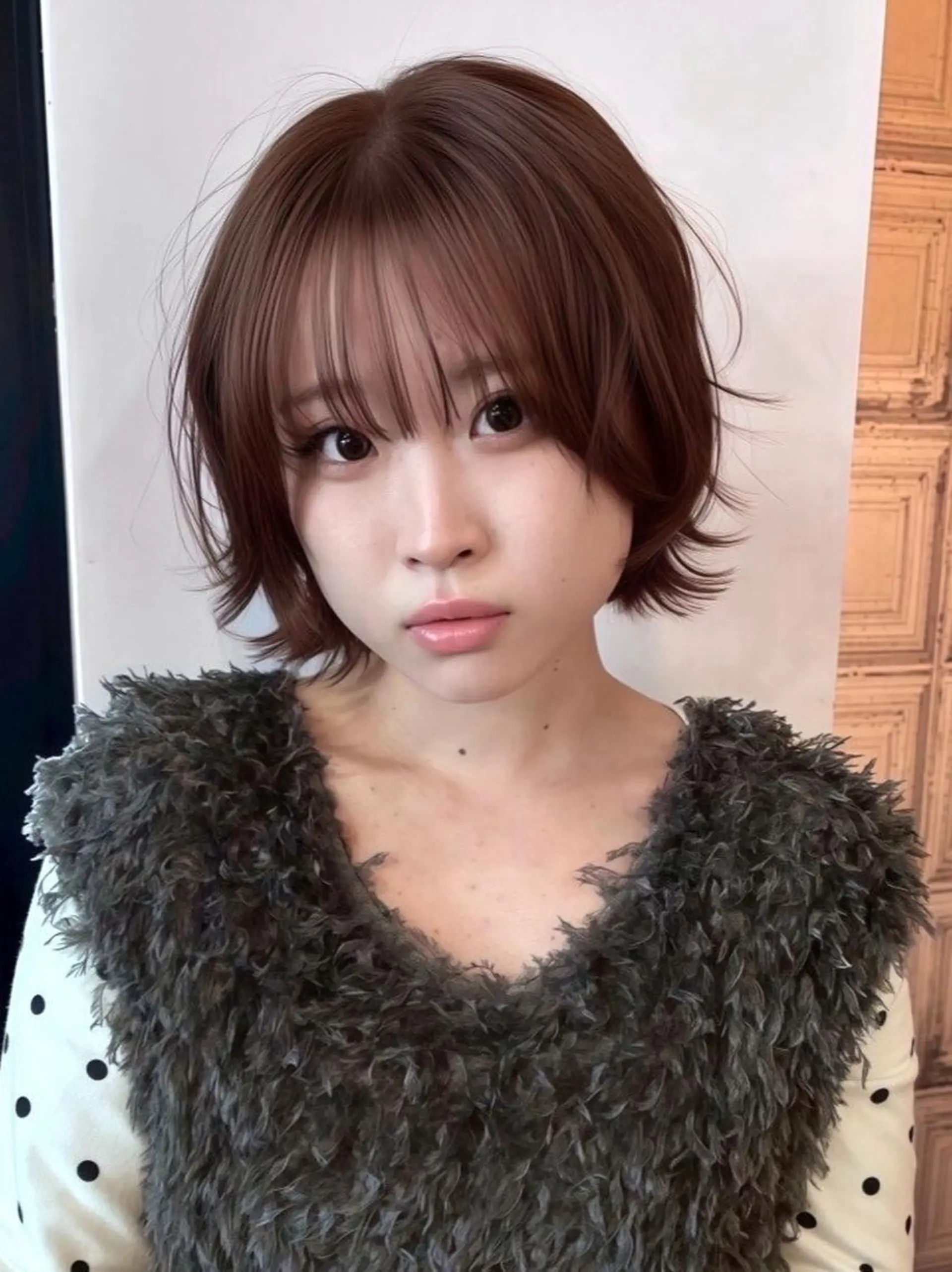ショート カラー 透明感カラー 中島 詩音のヘアスタイル