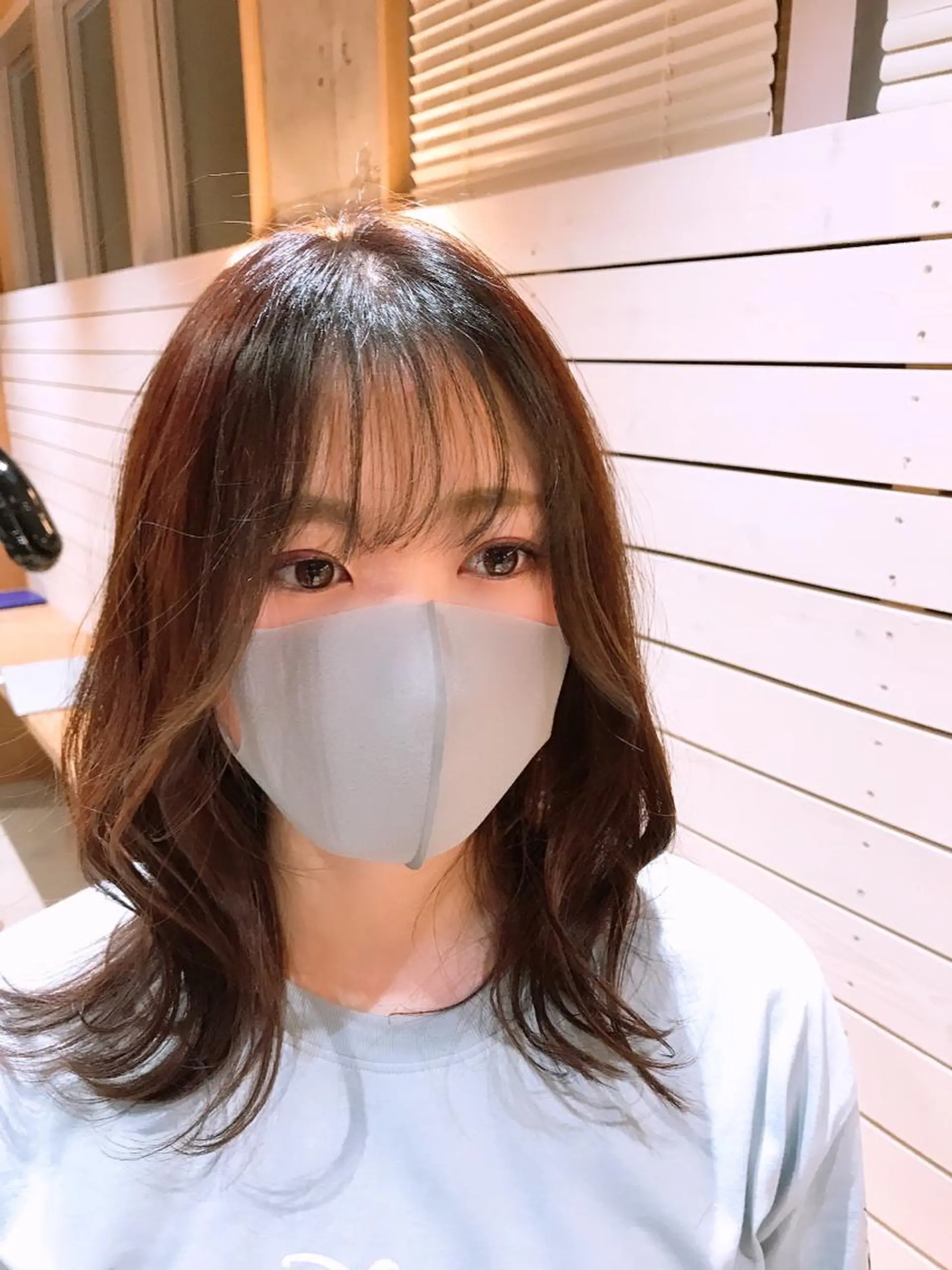 ミディアム くびれヘア 韓国風ヘア atelier L.I.B.Co 【アトリエ リブコ】所属・前川 和也のヘアスタイル