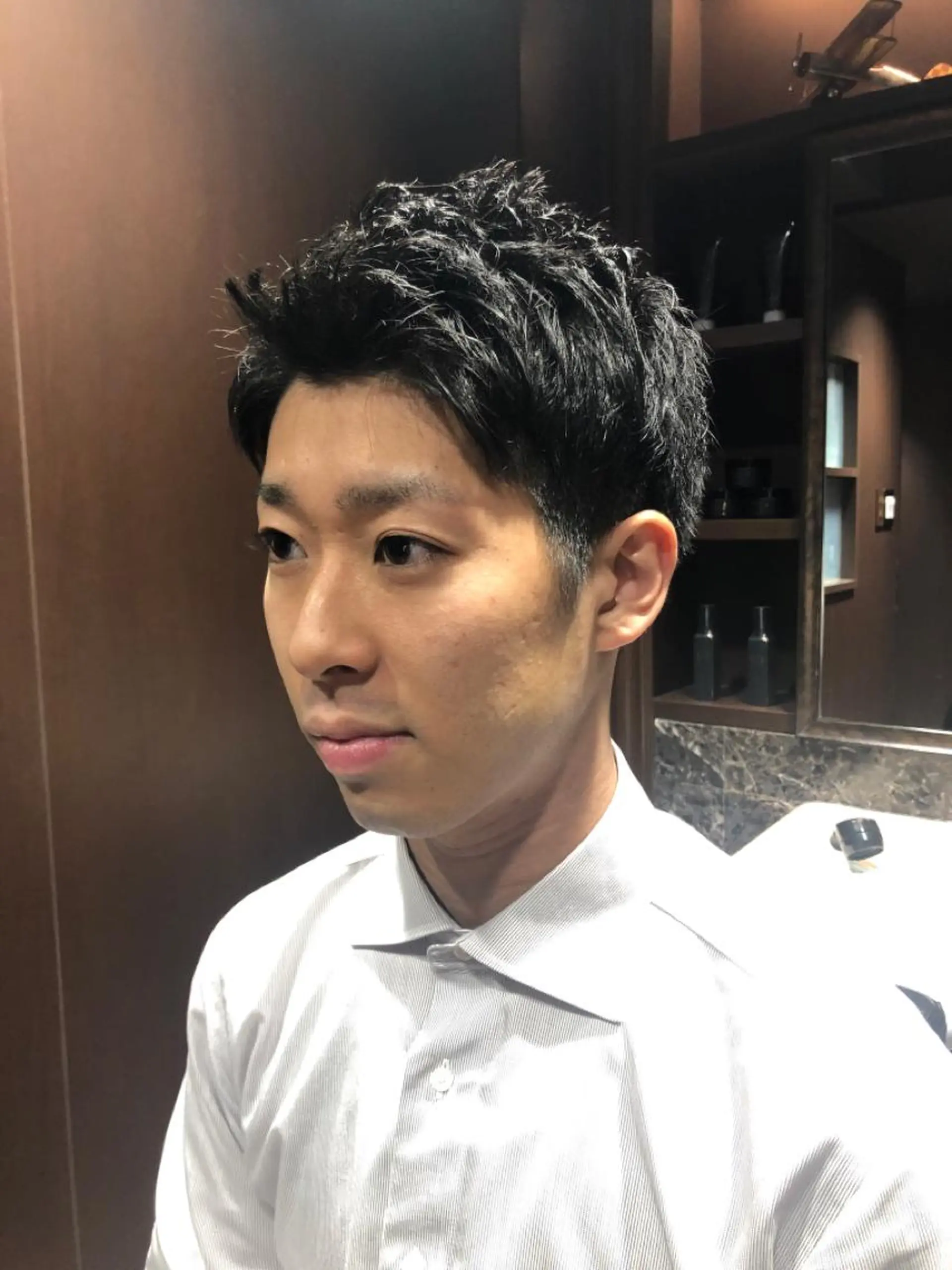 ミディアム カット ヒロ銀座BARBERSHOP横浜店所属・横浜 カット全般 大槻のヘアスタイル