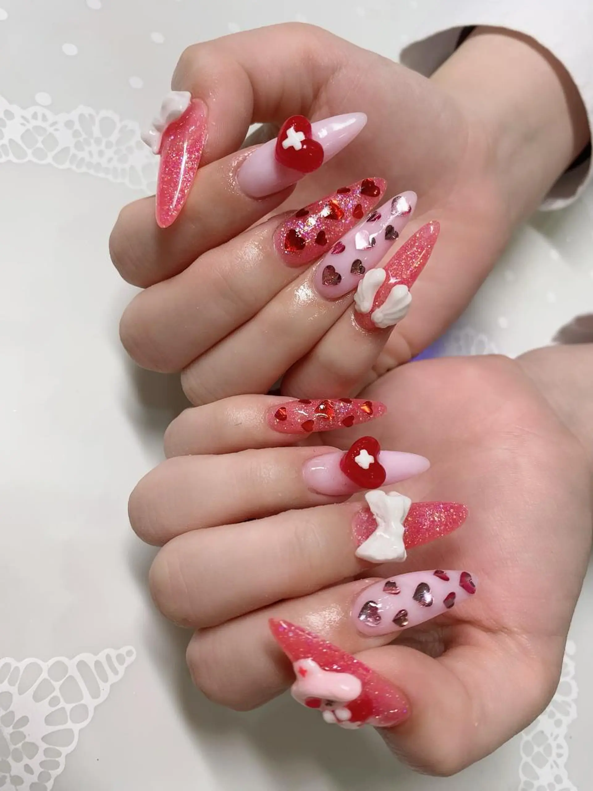 ロング ネイル nail salon azuのネイルデザイン