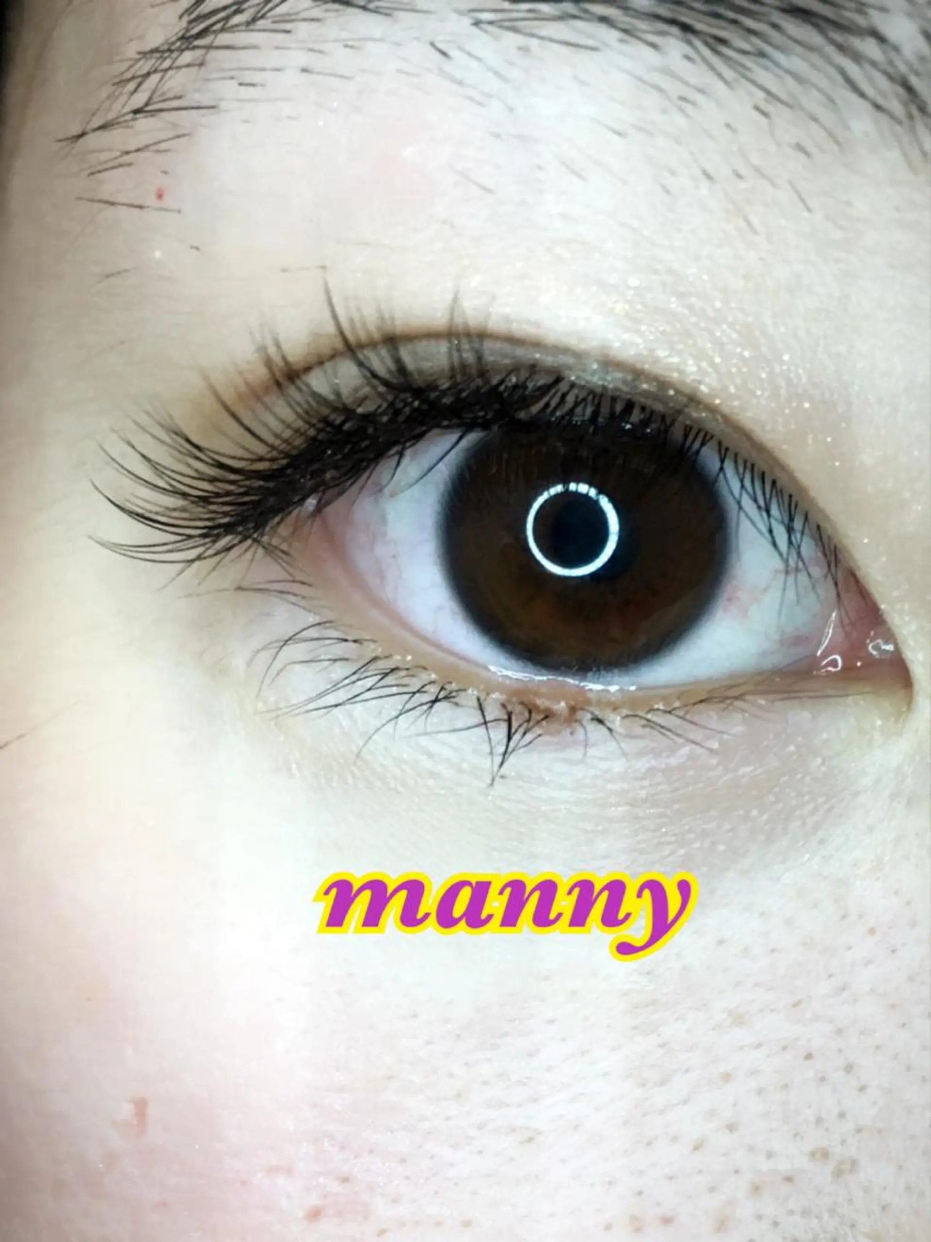 マツエク・マツパ Bカール manny eyelashのマツエク・マツパデザイン