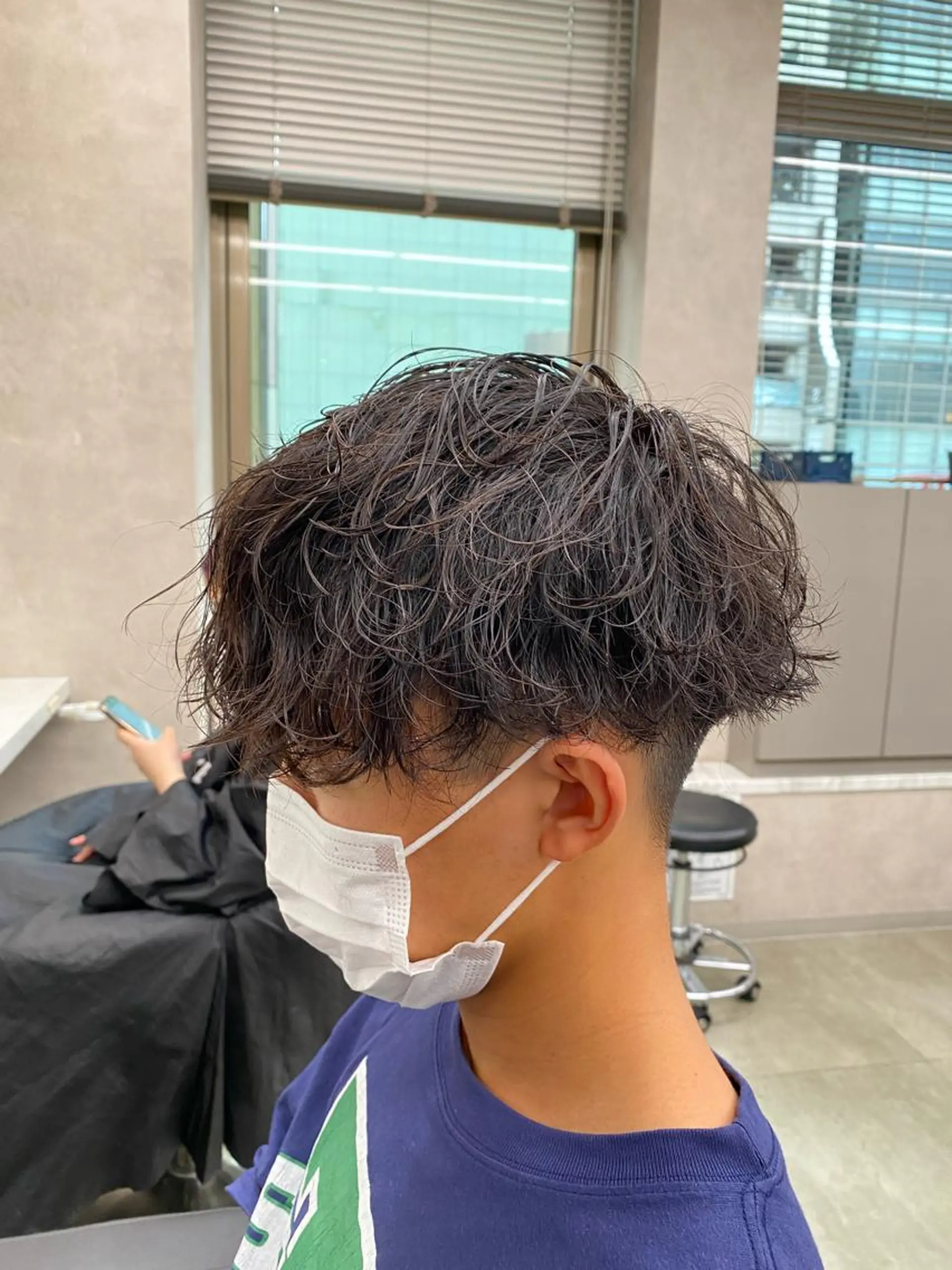 ショート パーマ メンズ 🟦ニュアンス/メン ズパーマ横浜🟦のヘアスタイル