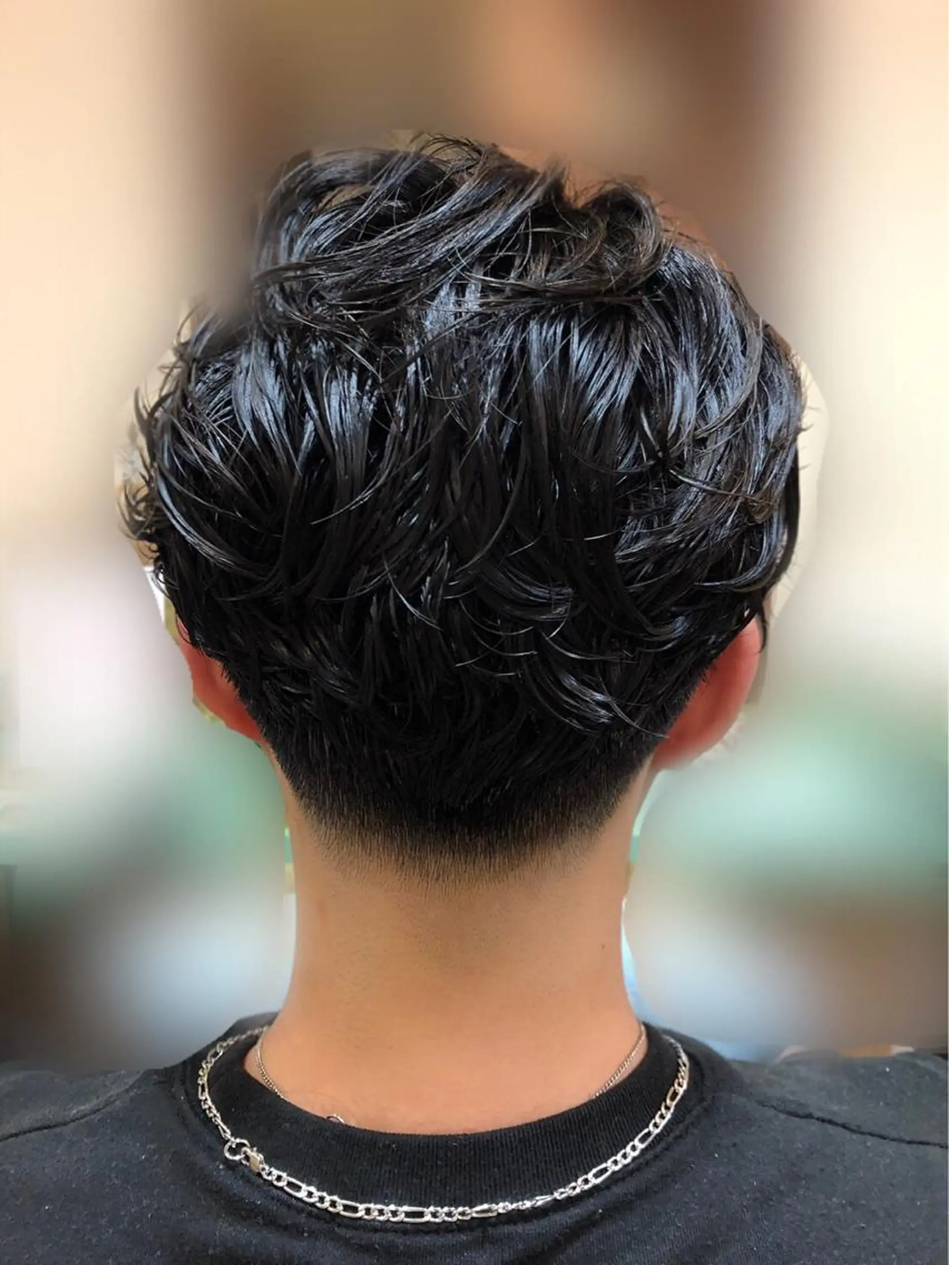 パーマ メンズ フェードカット メンズパーマ スキンフェード Hair&Make Nahoのマツエク・マツパデザイン