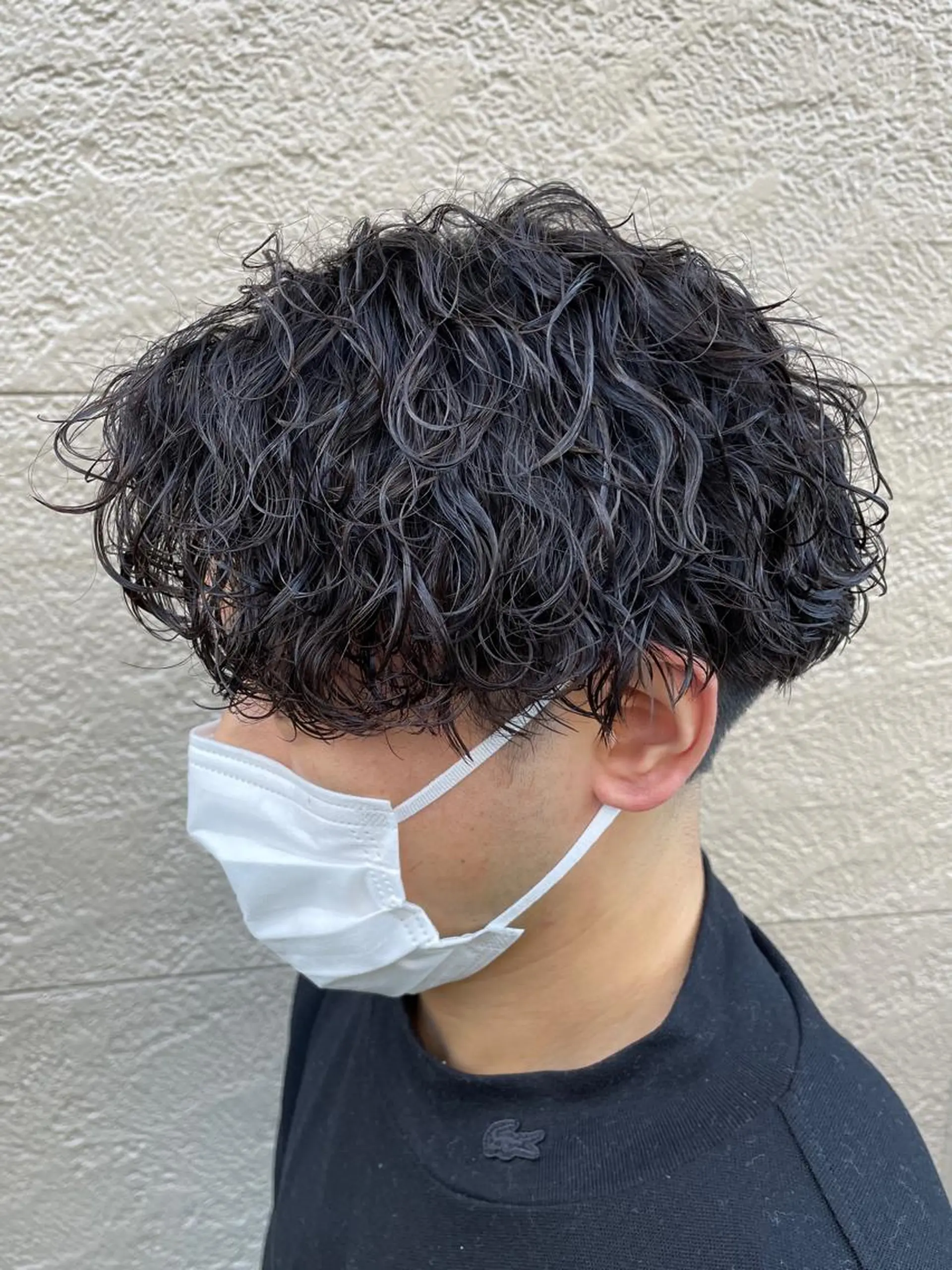 パーマ メンズ ショート/メンズ特化 オオクボユウタのヘアスタイル