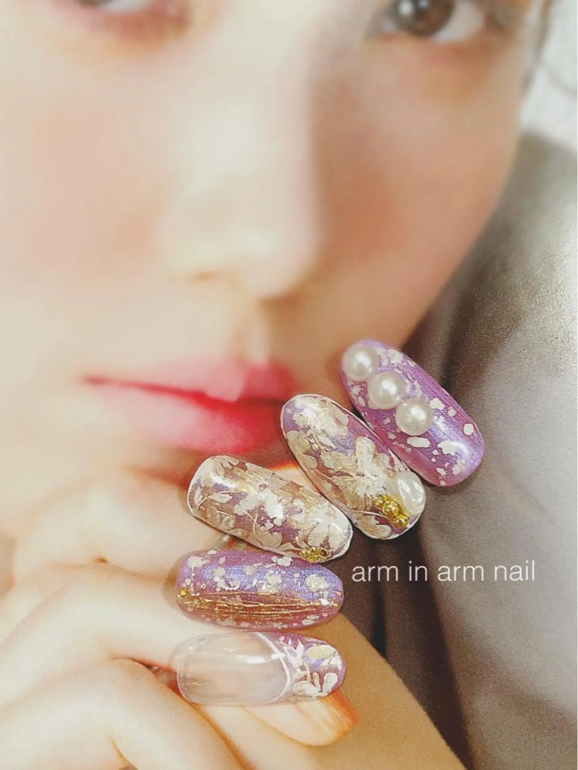 ネイル arm in arm ︎✿Yamamotoのマツエク・マツパデザイン