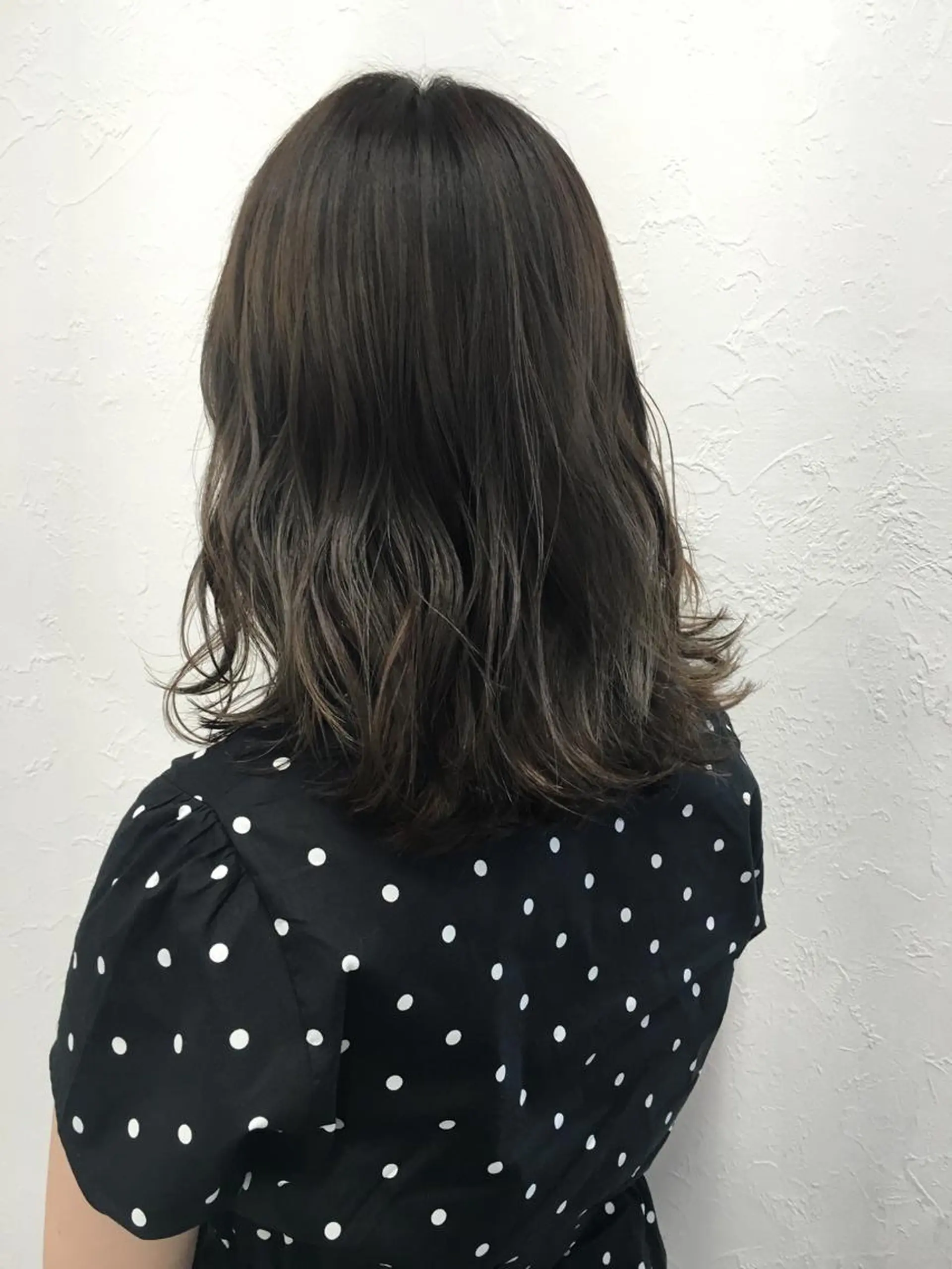 ミディアム カラー アッシュ イルミナカラー オレンジ ヘアカラー 2nd所属・🤍2nd🤍田所 美希のヘアスタイル