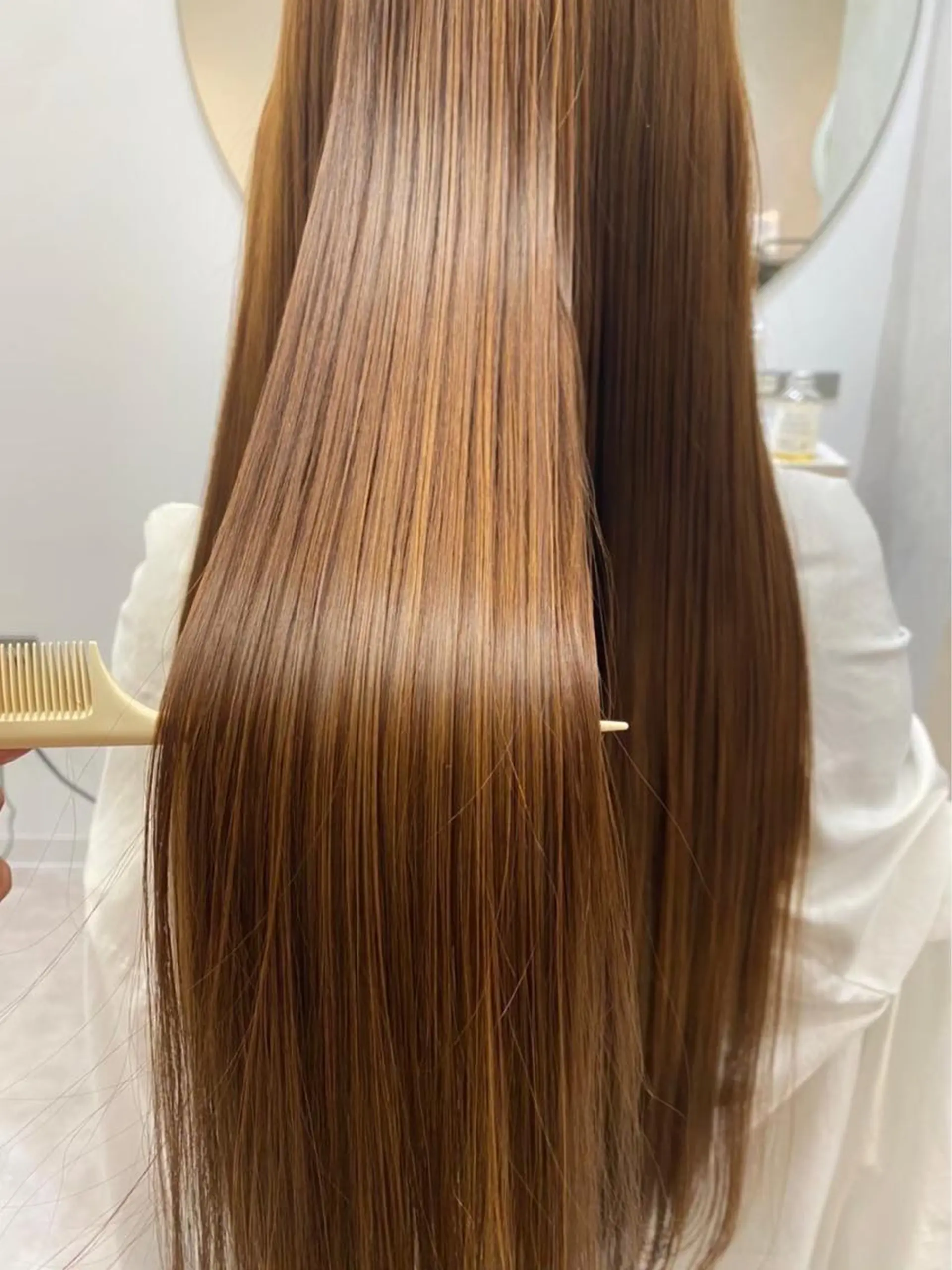 ロング 髪質改善 縮毛矯正 カット 縮毛矯正 【似合わせ、垢抜け ヘア】KAEDEのヘアスタイル