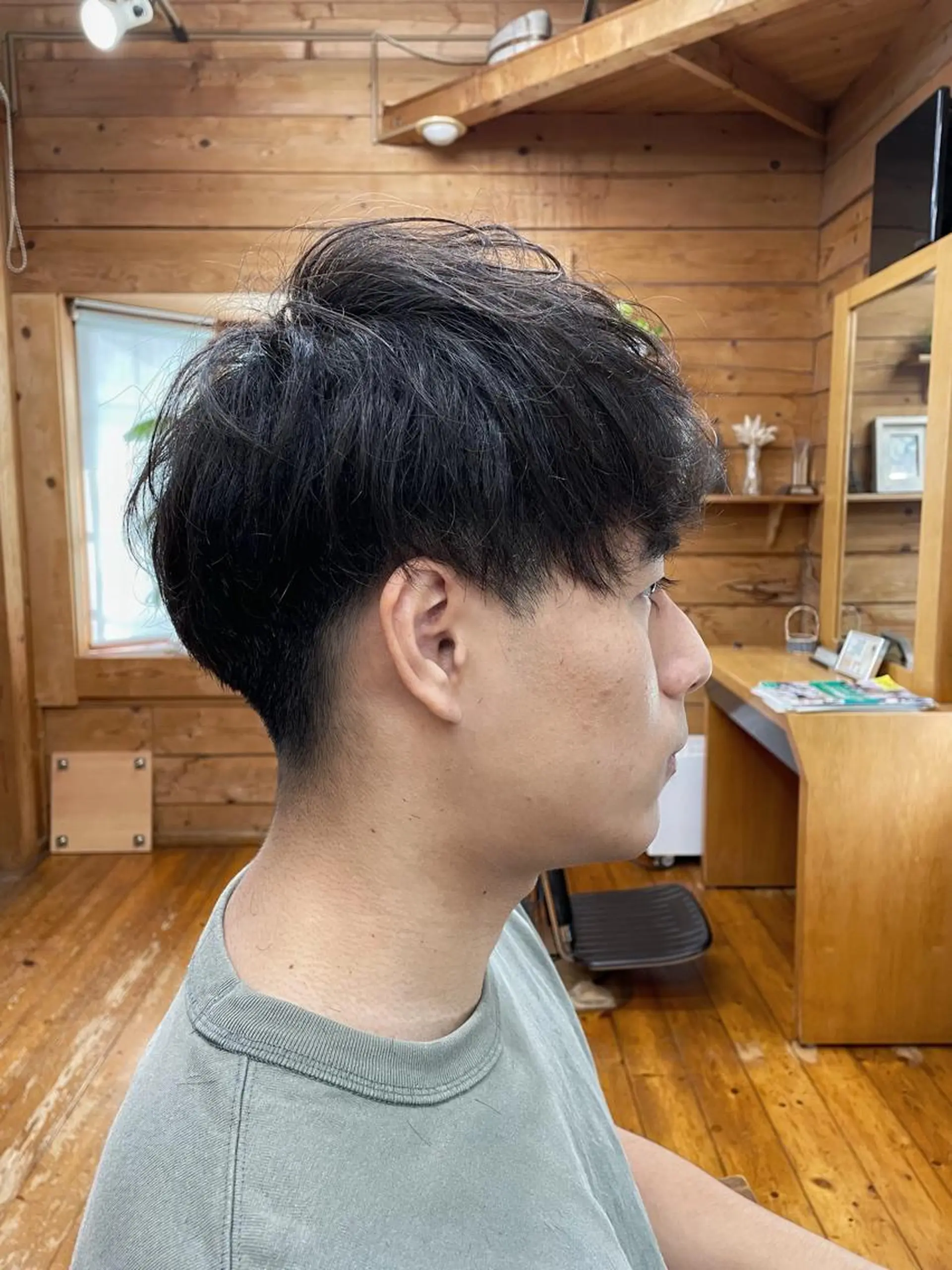 メンズ メンズパーマ 刈り上げ 野間 祐哉のヘアスタイル