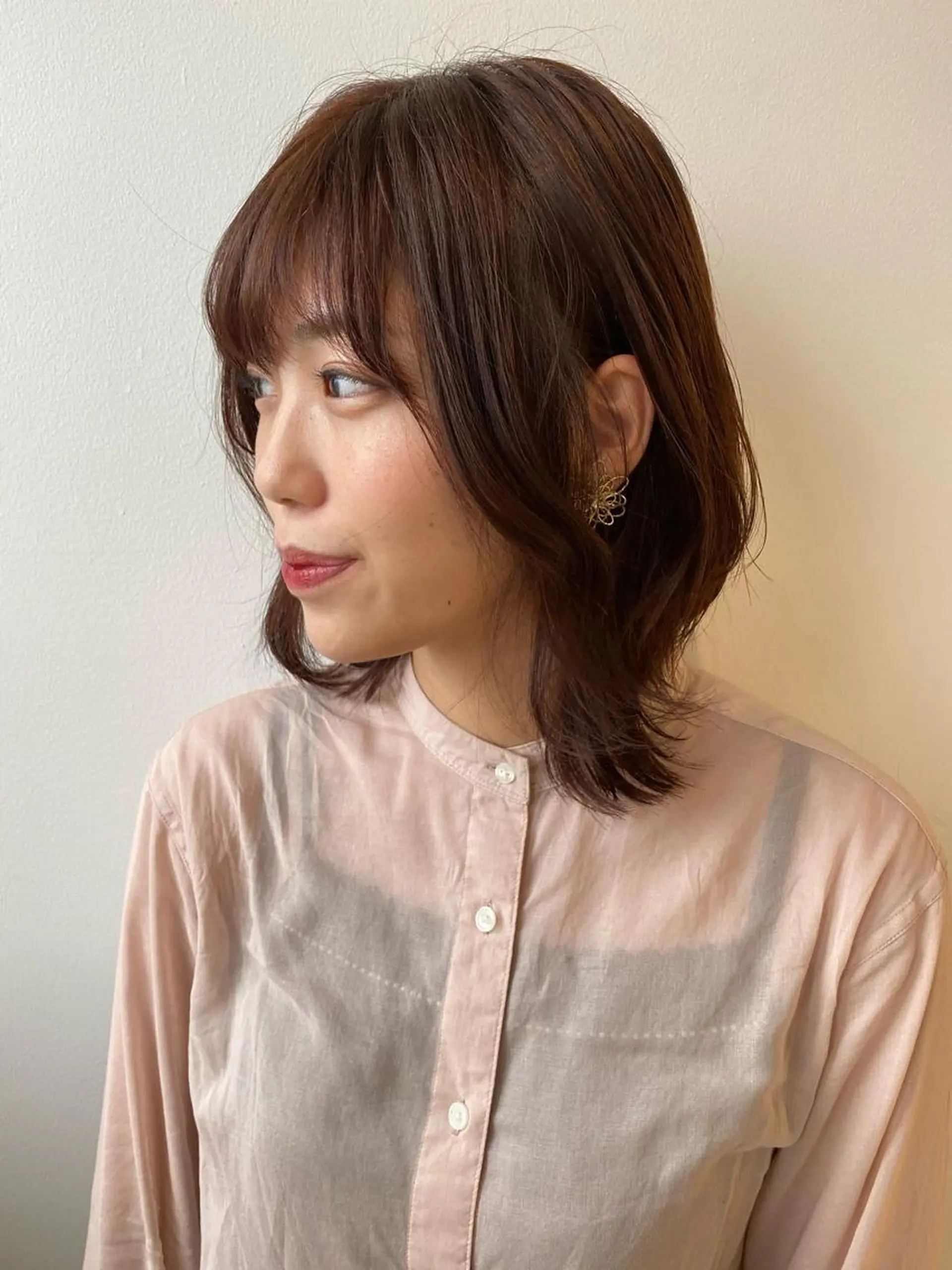 カラー nono/パーマ /顔まわりカット🐈のヘアスタイル