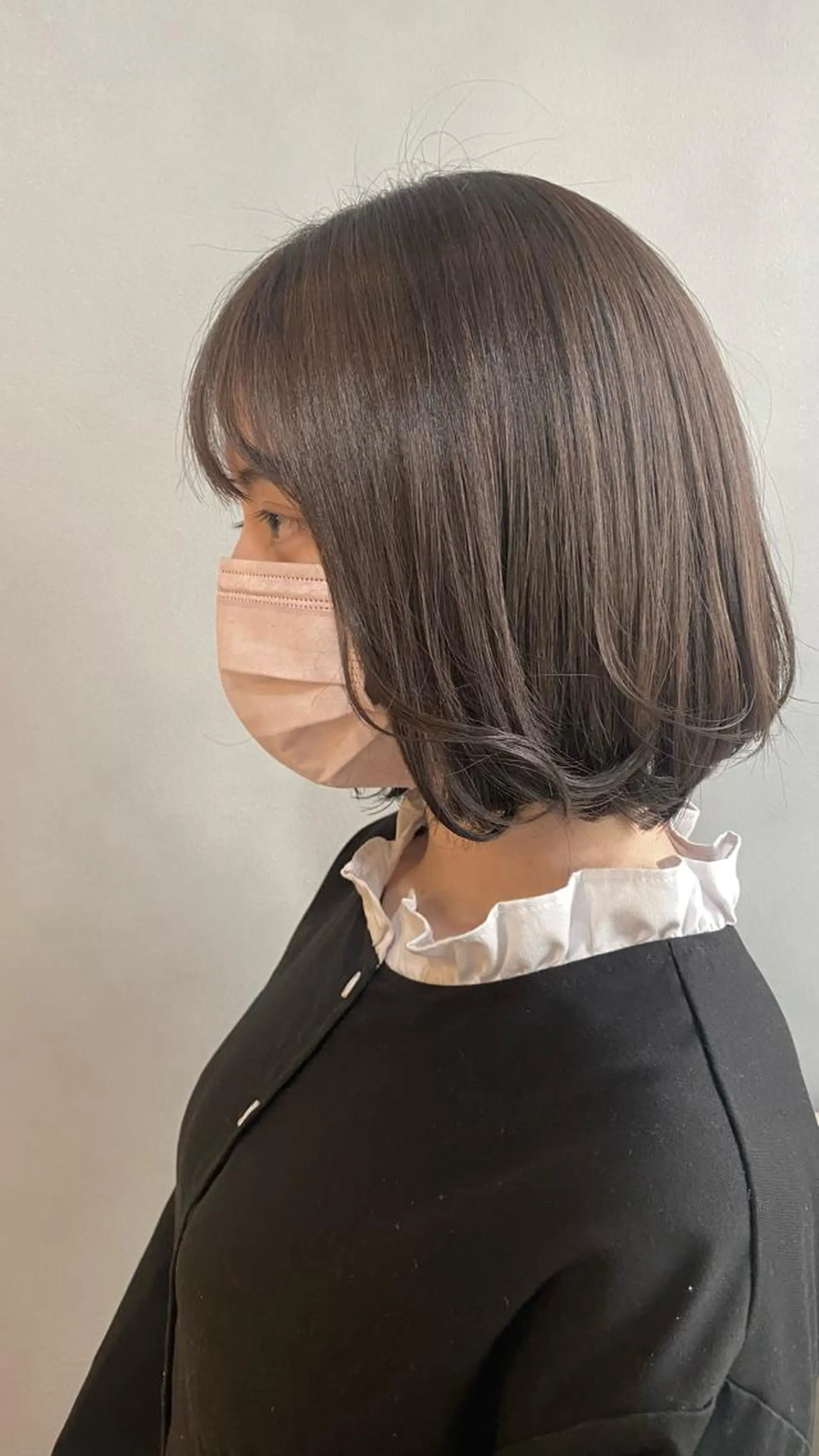 ミディアム カラー ベージュカラー カット ヘアカラー 🪐SOURCE 塚口　シマブクロ🪐のヘアスタイル