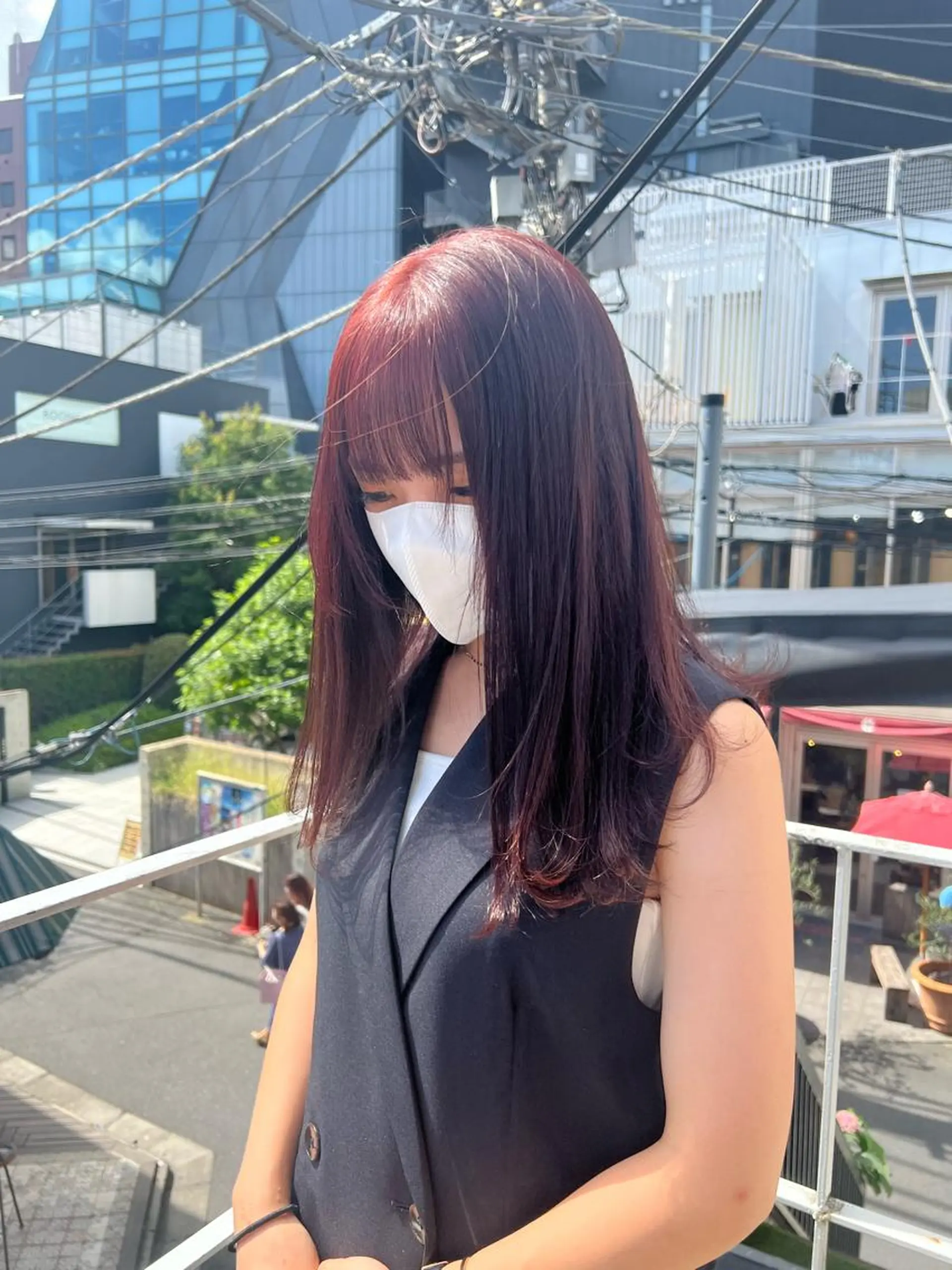 セミロング カラー 🪞表参道パーマ Nikachi🪞のヘアスタイル