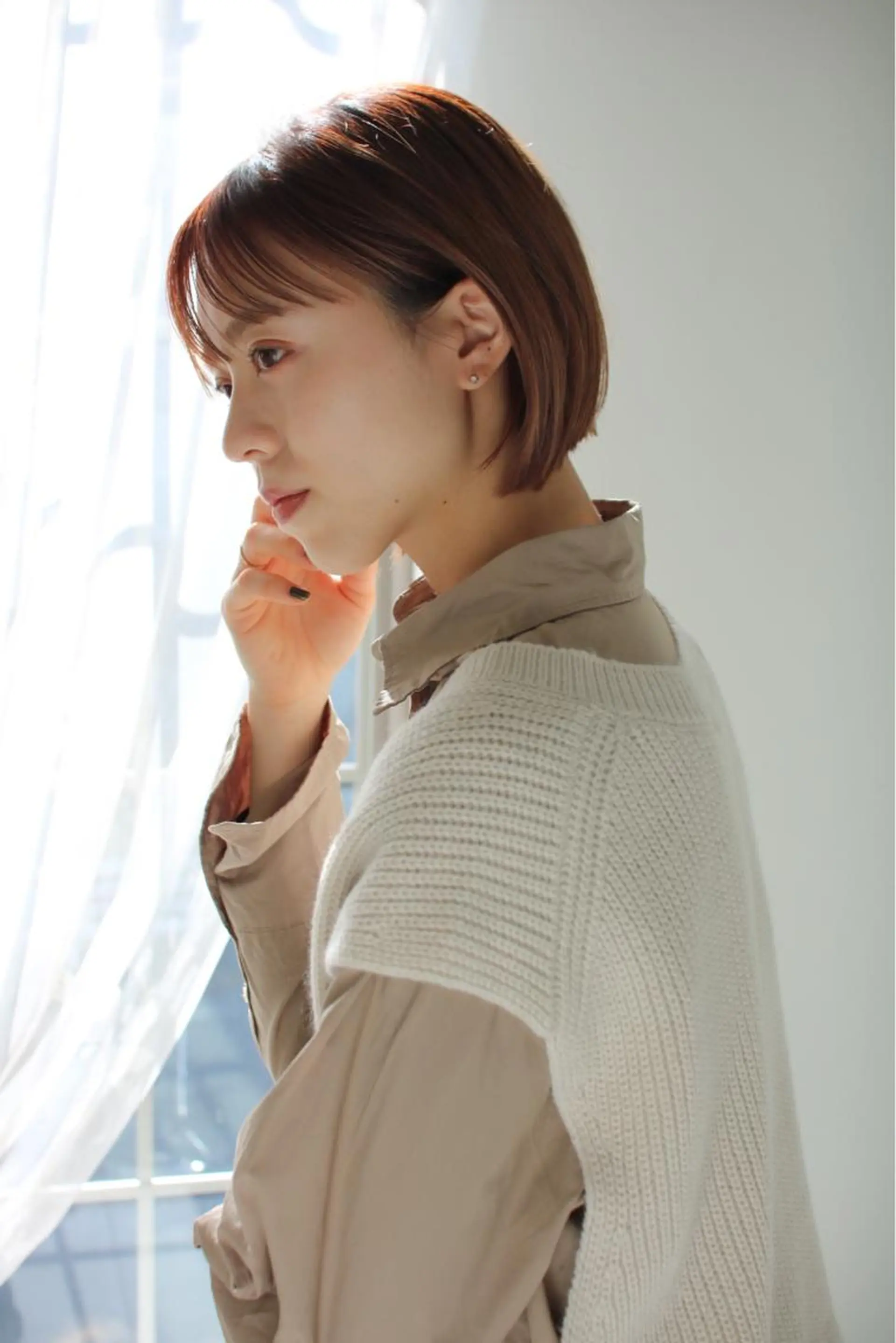 ショート ボブ La fith hair rond 立川店所属・kyosuke 透明感カラーのヘアスタイル