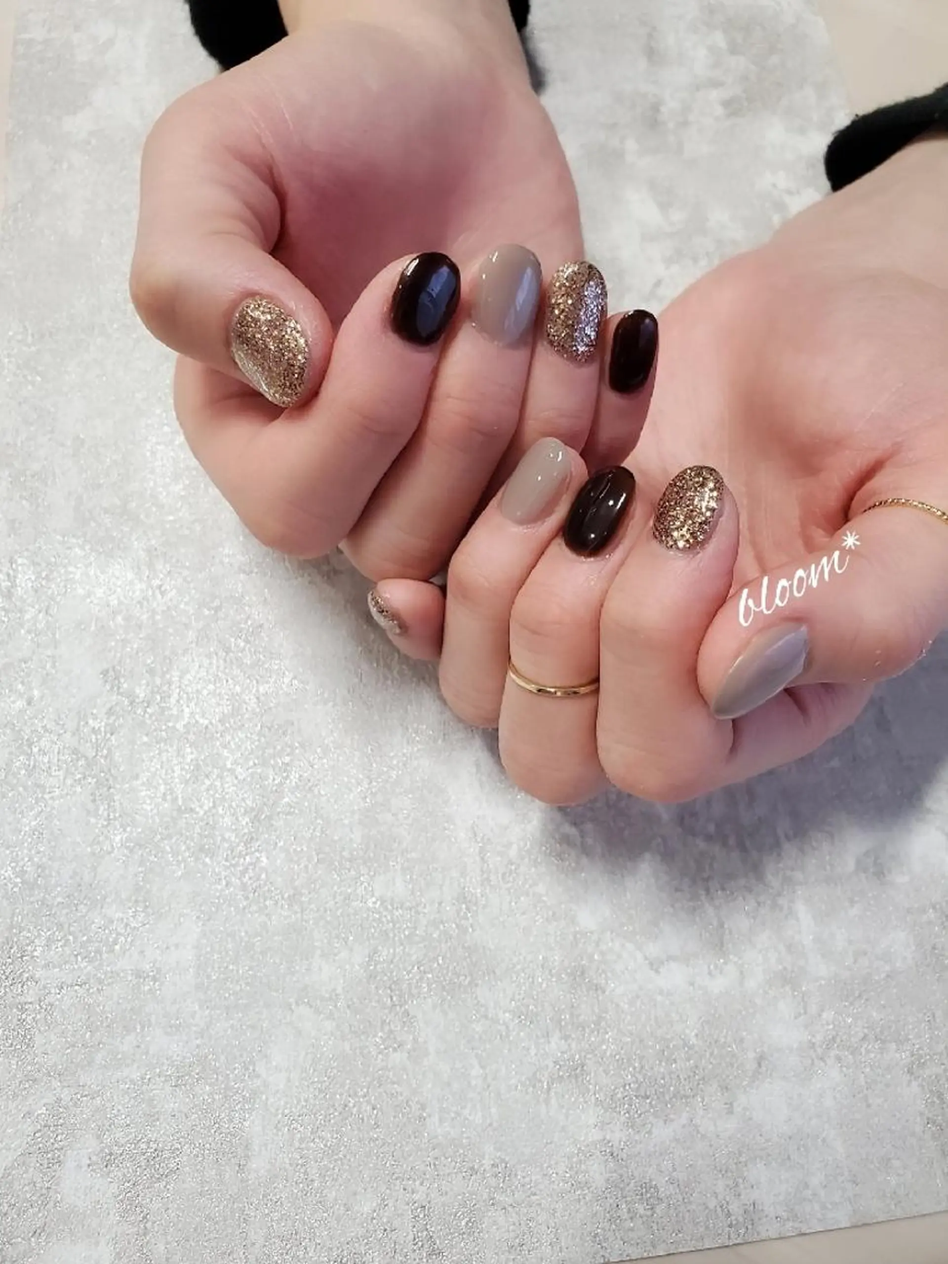 ネイル ワンカラーネイル bloom *のネイルデザイン