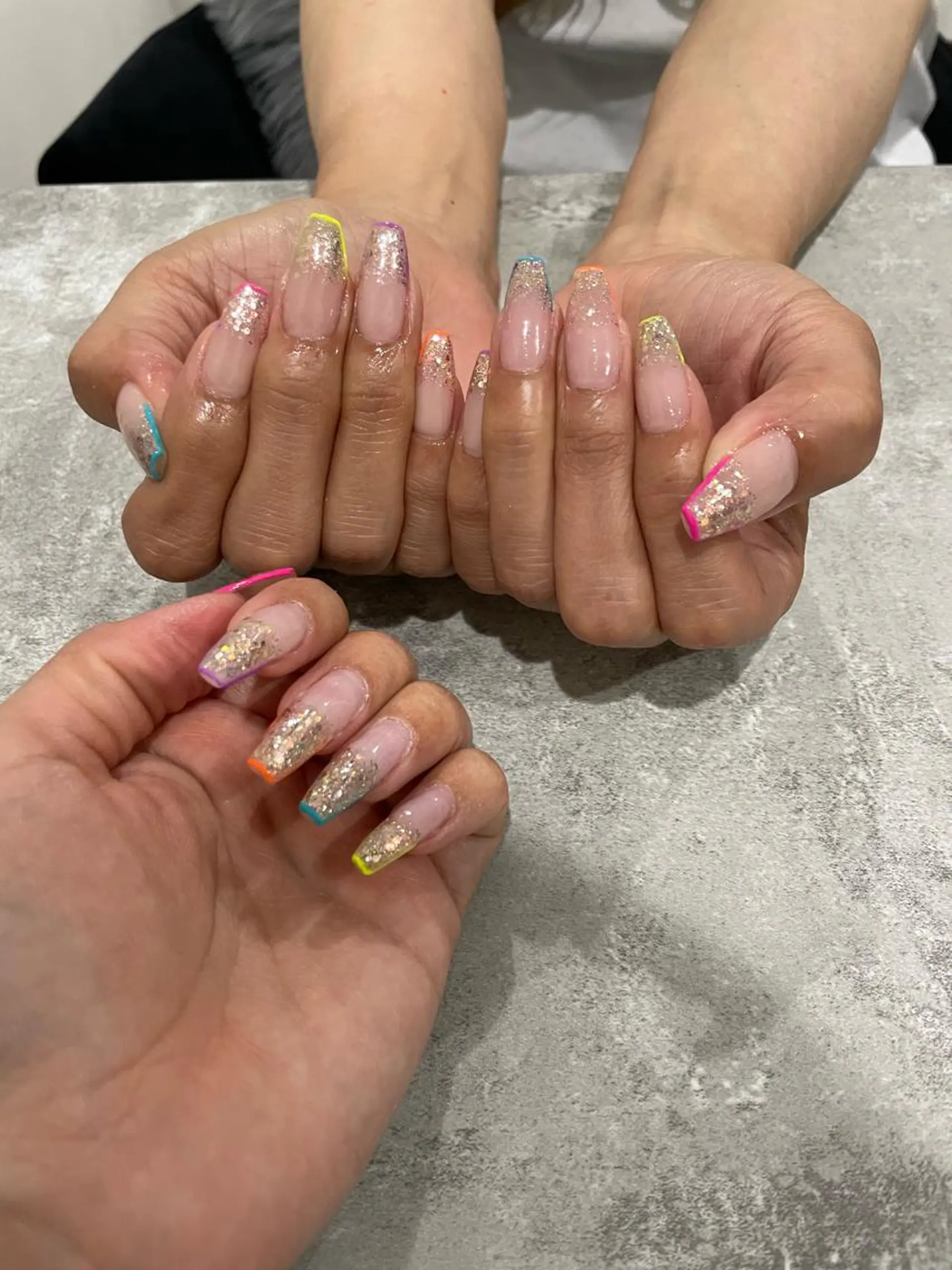 ネイル おそろいネイル Raviliss ♡のネイルデザイン