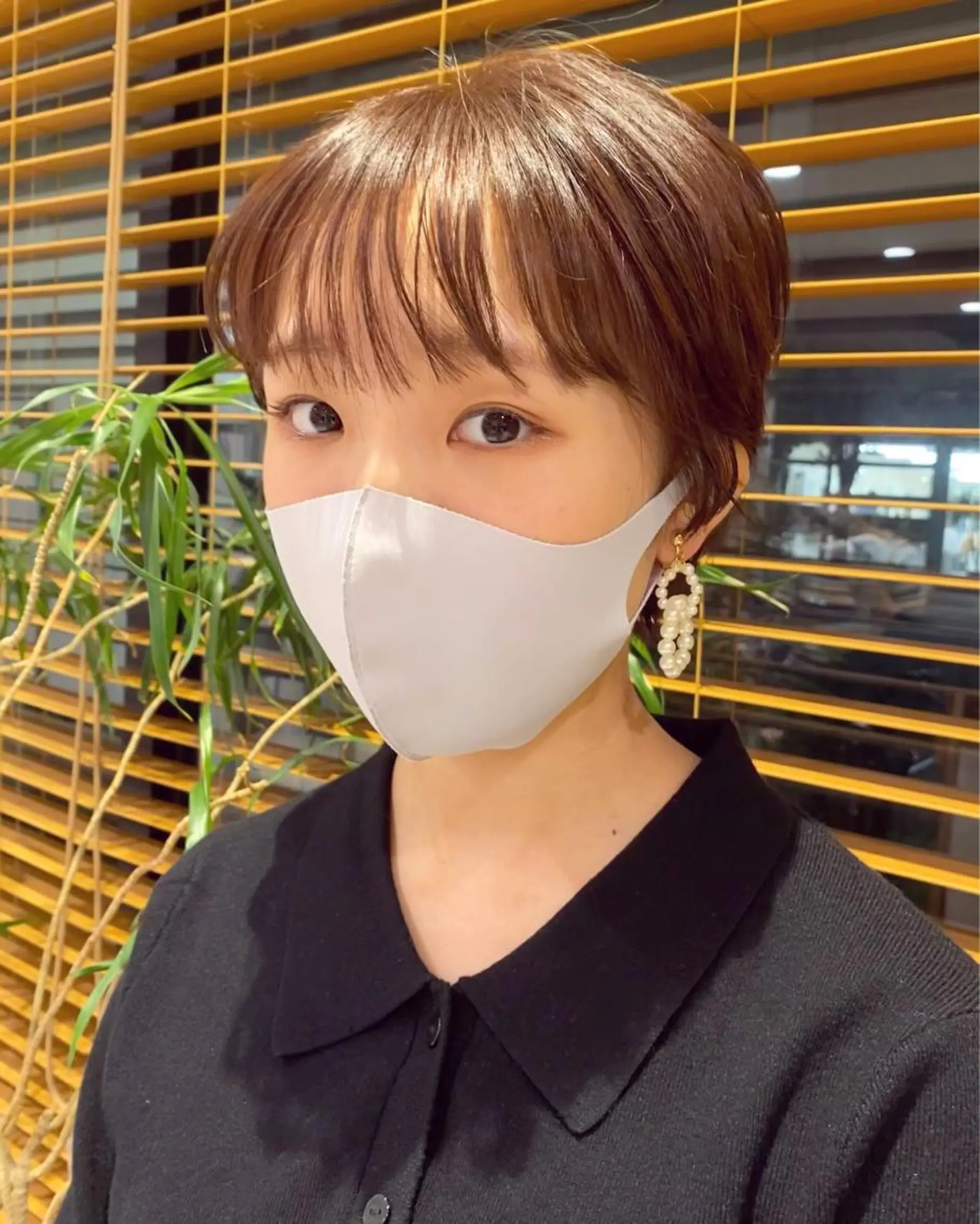 ショート カラー ブリーチ ヘアカラー トリートメント ヘッドスパ パーマ指名No1 /namiのヘアスタイル