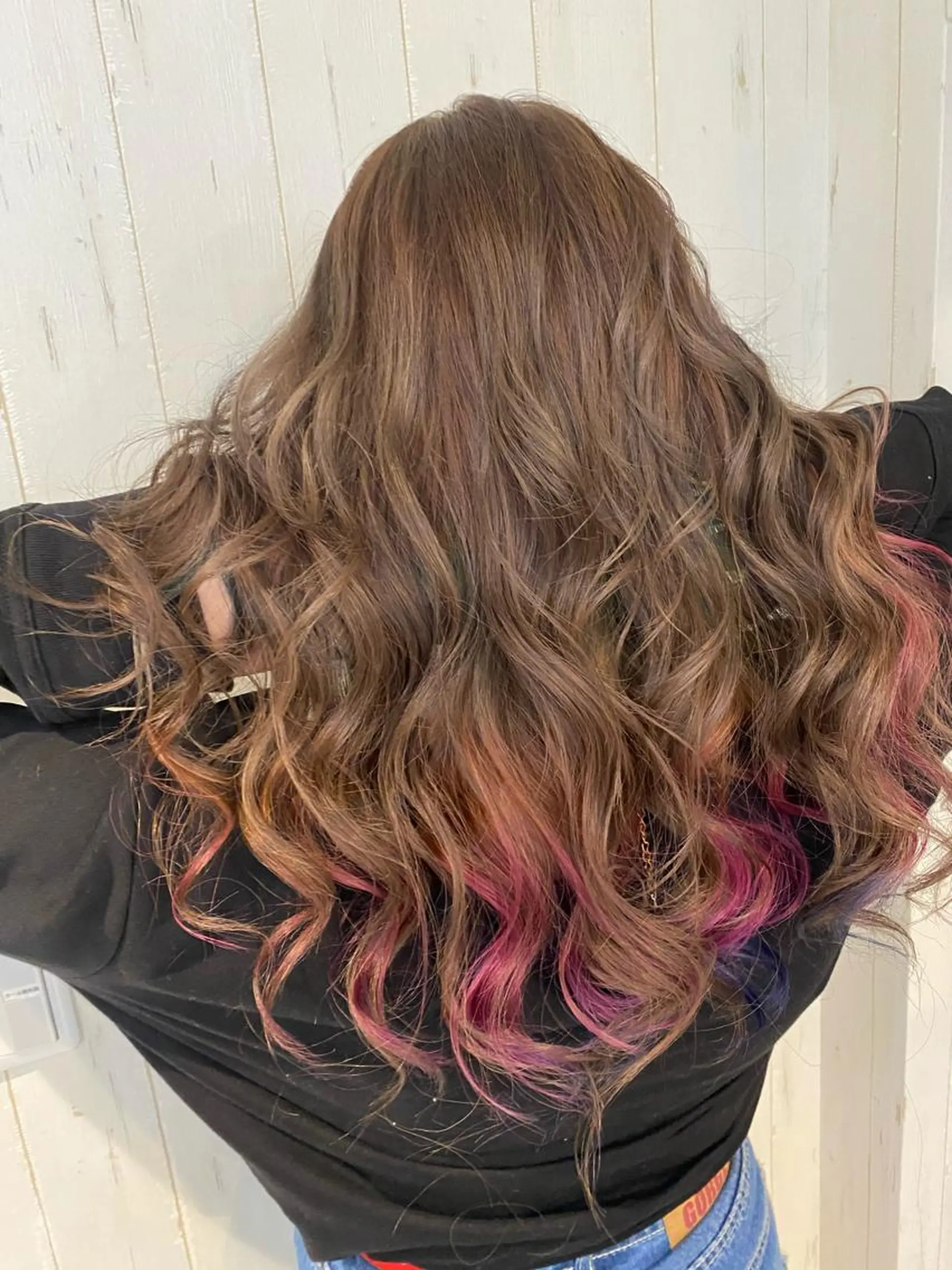 セミロング カラー BAYhair salon所属・BAY ソウタのヘアスタイル