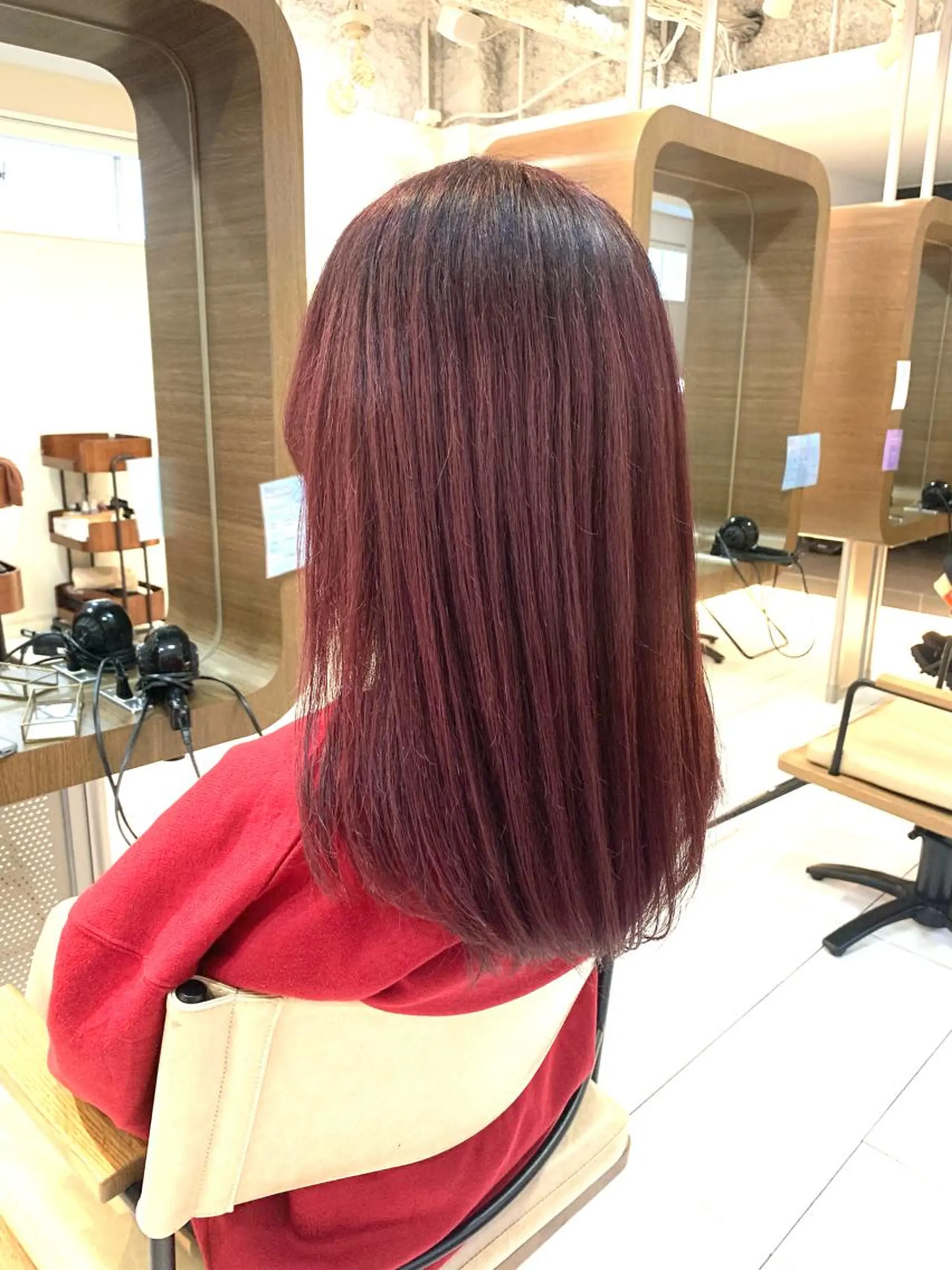 ミディアム カット ヘアカラー ダブルカラー/ウルフ 上田 航平のヘアスタイル