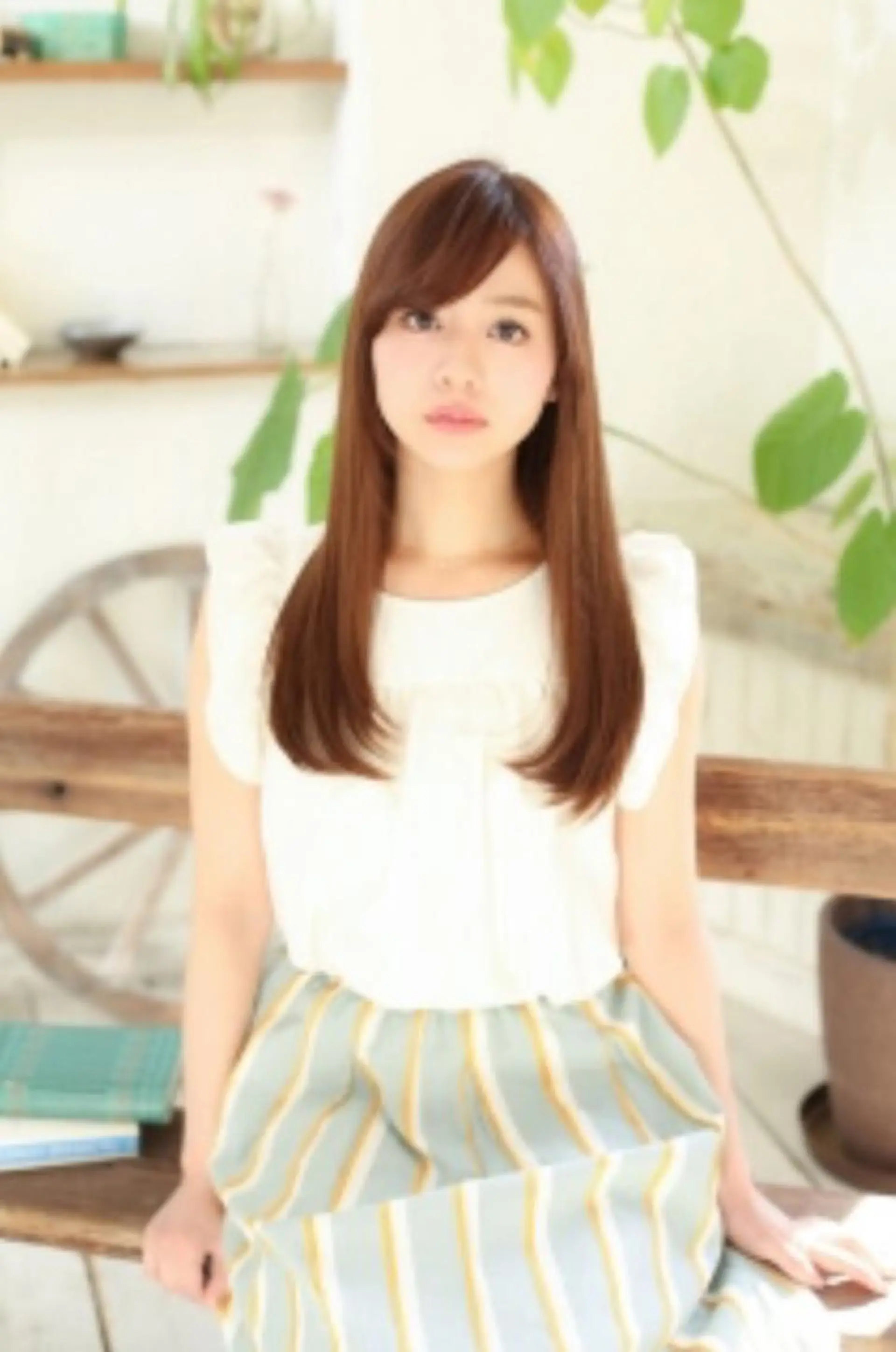 セミロング ロング カラー ブラウンカラー ロング hair salon Ranun髪質改善のヘアスタイル