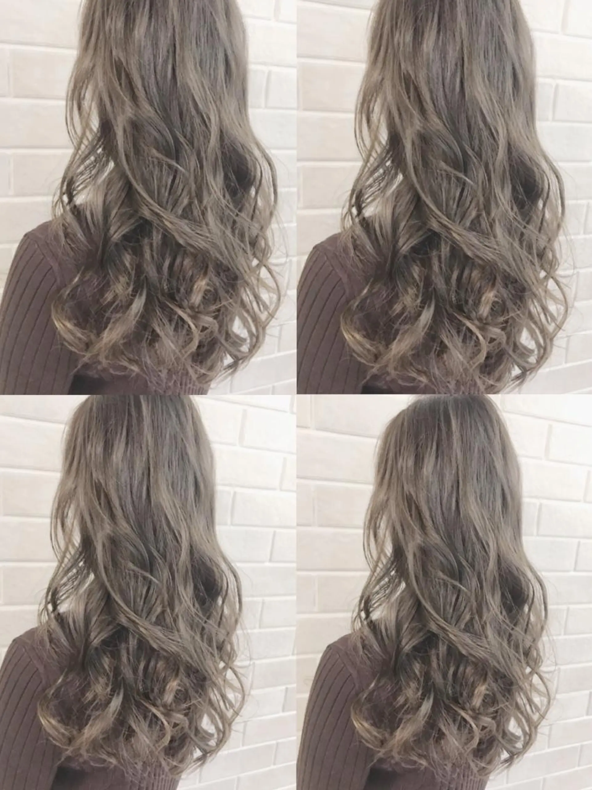 ロング カラー ブリーチ グレージュ ヘアカラー ✂︎マンツーマン施術 ａｙｅ✂︎のヘアスタイル