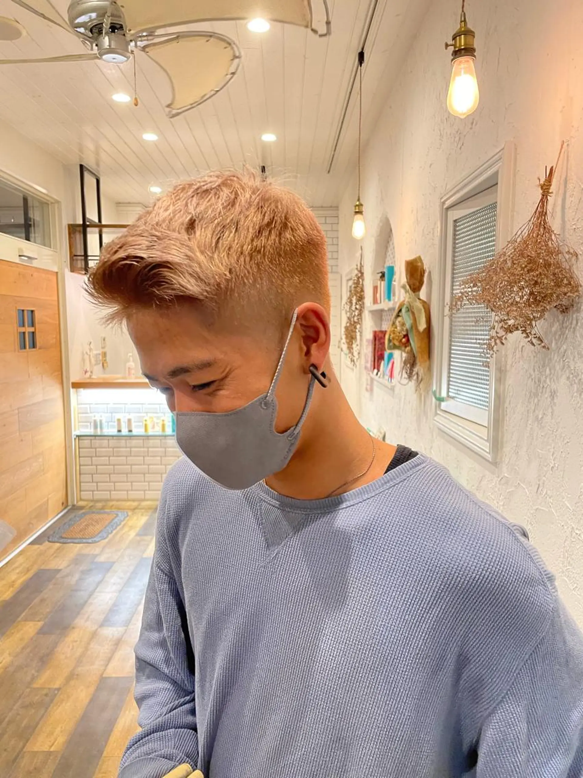 カラー メンズ ヘアカラー 🌸小掛🌸 豊橋外国人風カラーのヘアスタイル