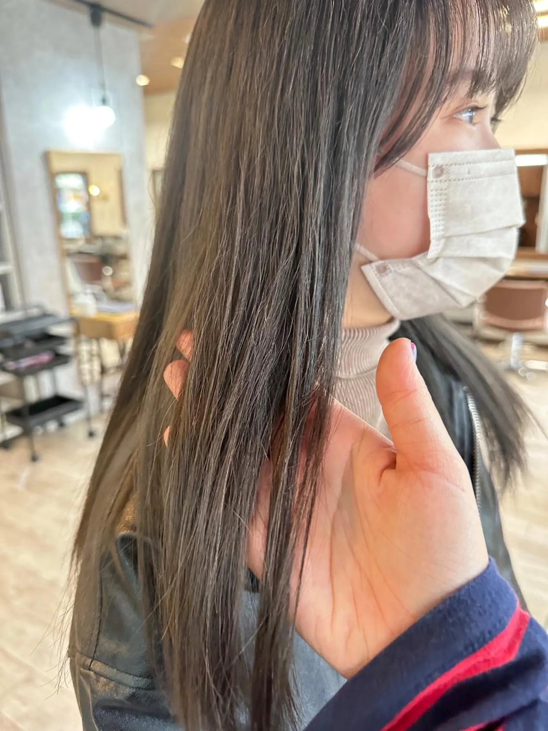 セミロング カラー 高橋 みく/ minim 暖色のヘアスタイル