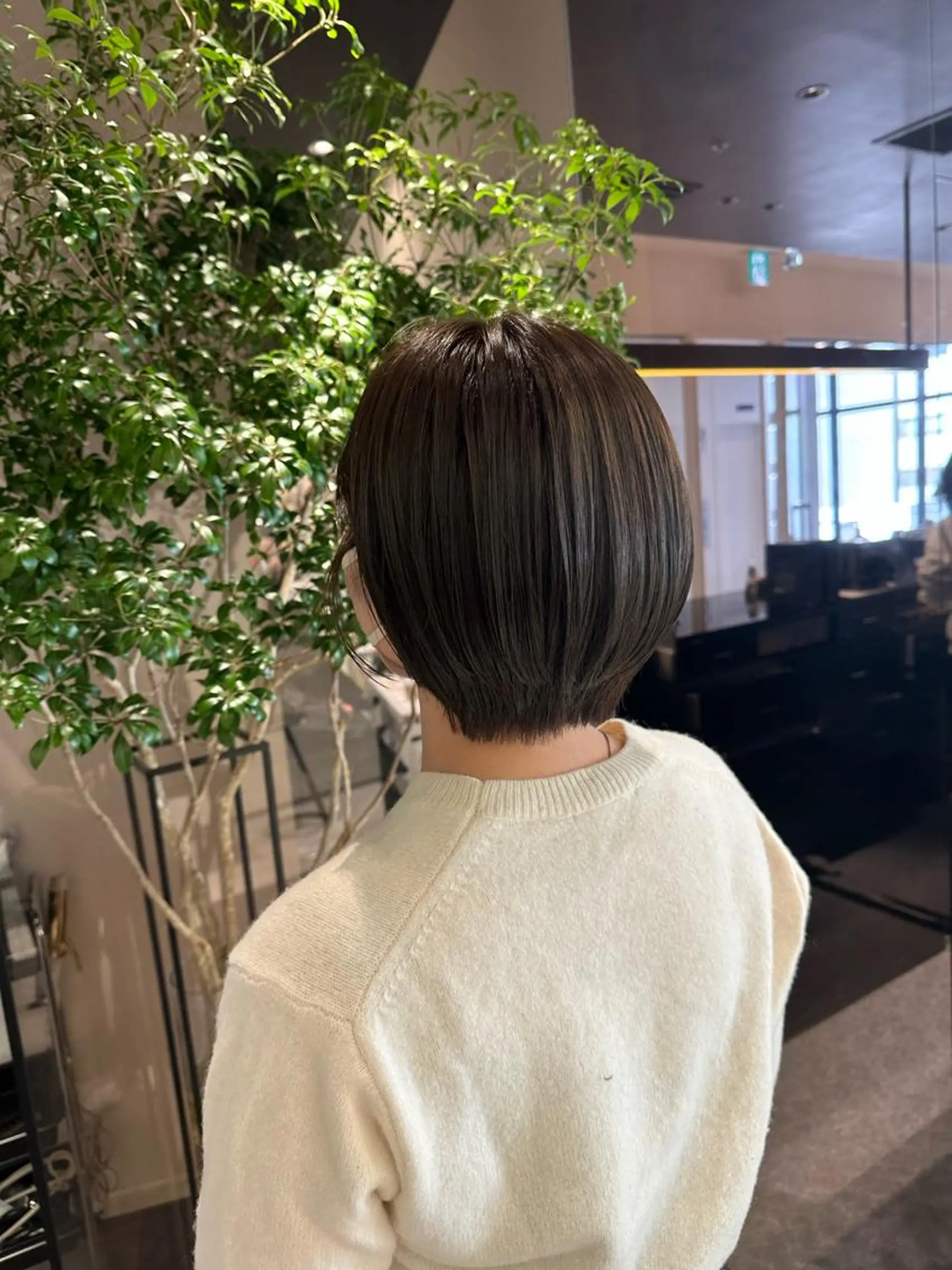 ショート カラー アイブロウ ブリーチ イヤリングカラー ハイライトカラー インナーカラー ブリーチなしカラー 巻ける縮毛矯正/艶 カラーchika🩵のヘアスタイル