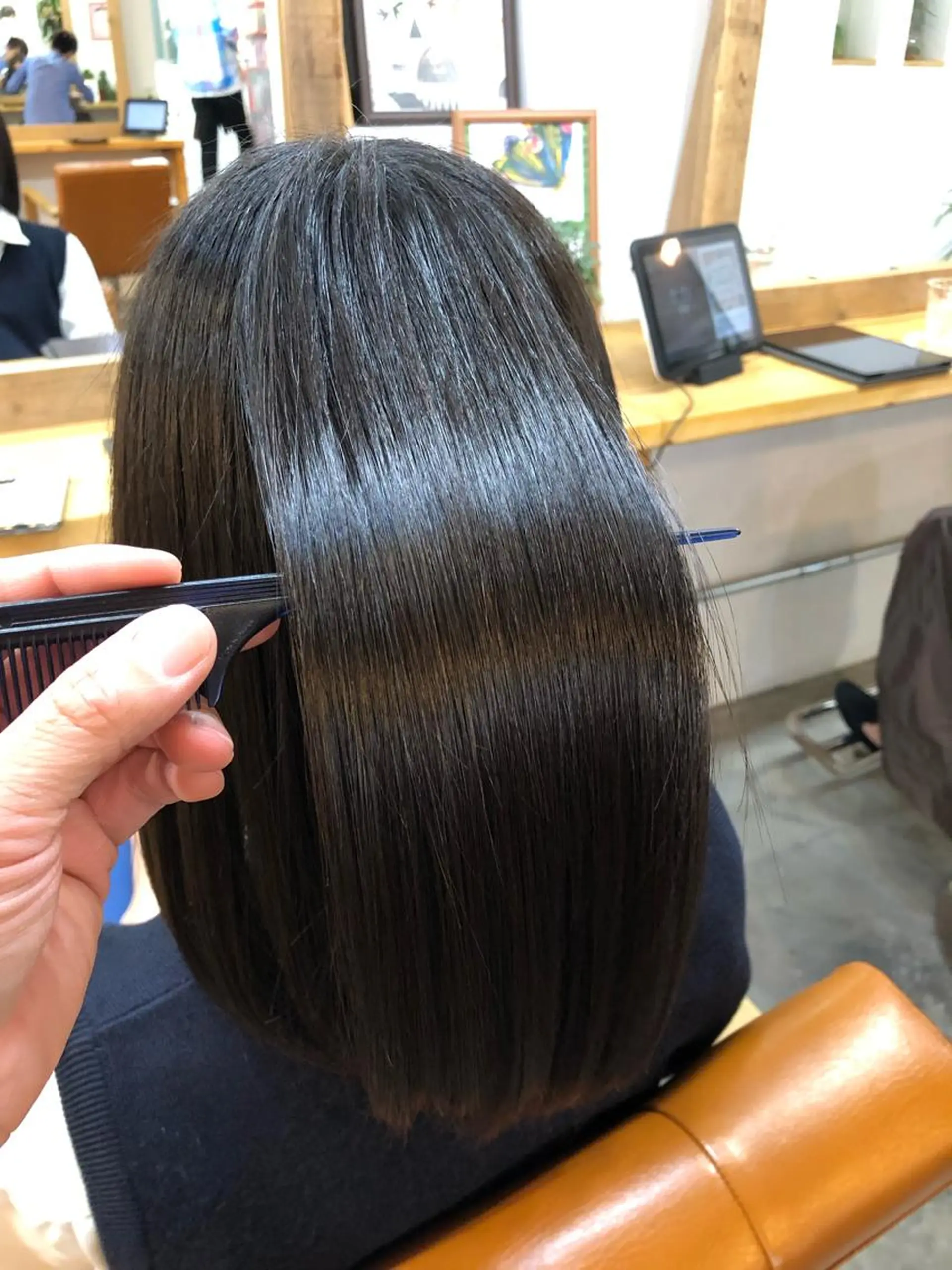 ミディアム 髪質改善ayame 横山諒のヘアスタイル