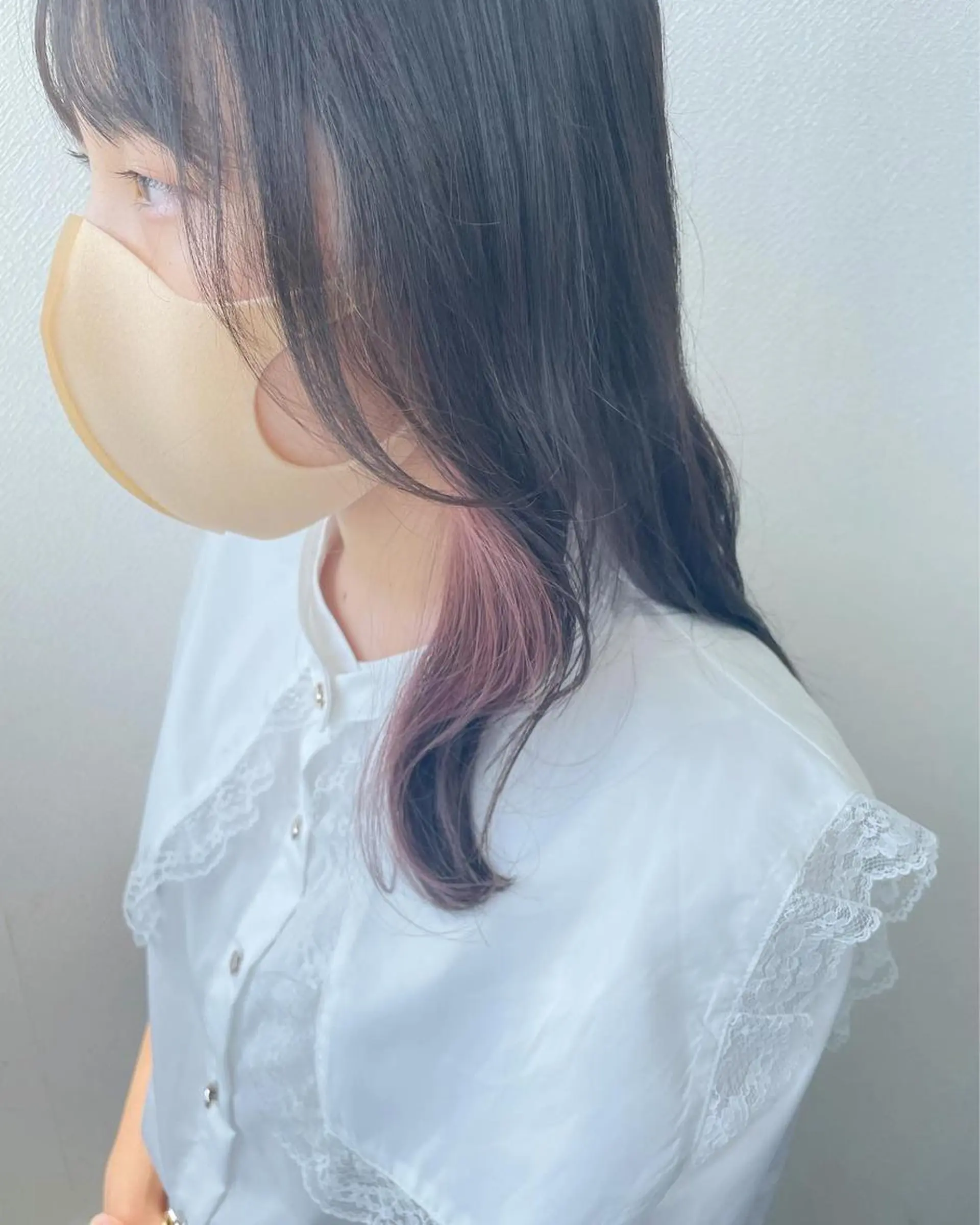 セミロング カラー コイデ リュウセイのヘアスタイル