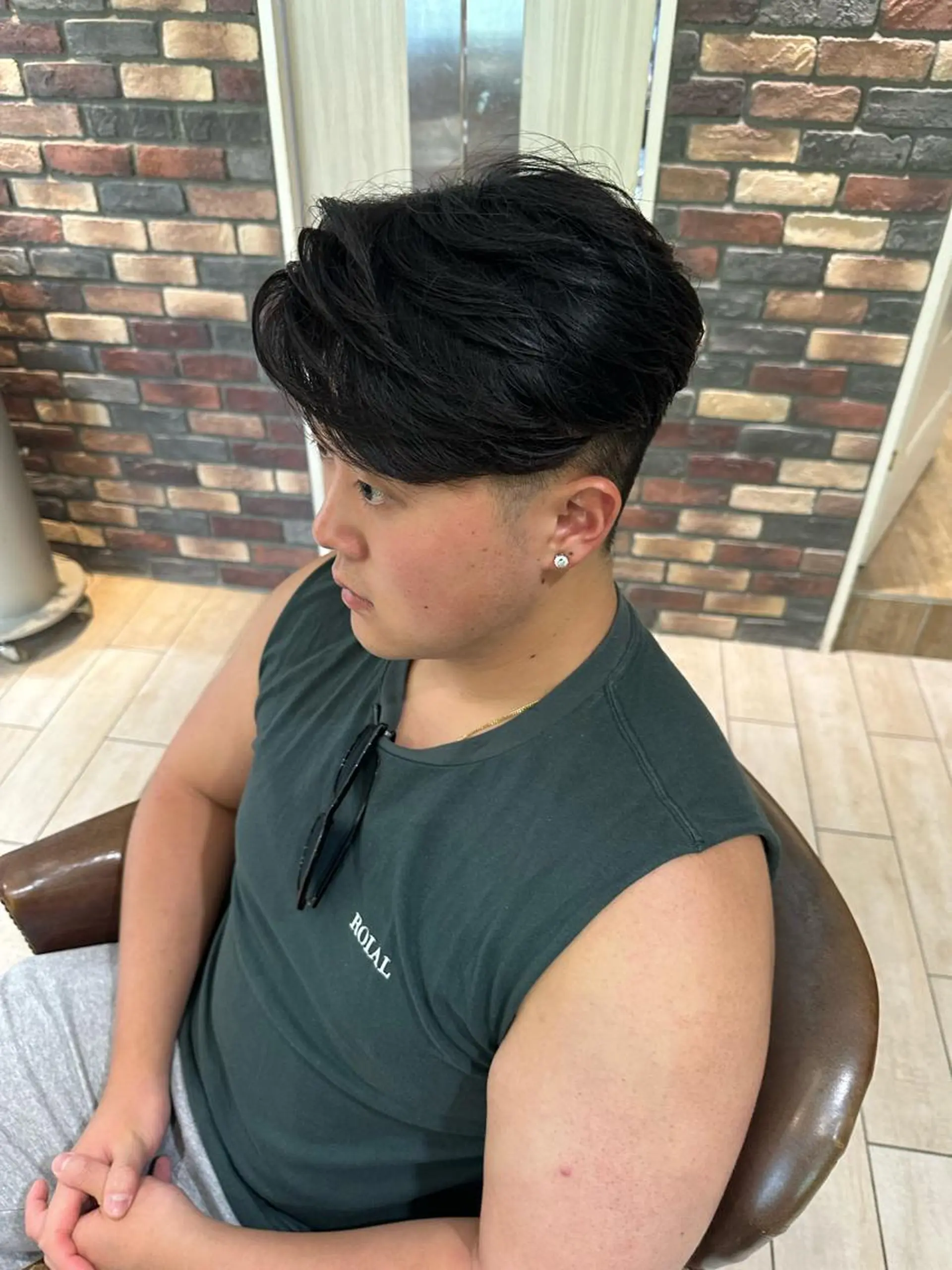 パーマ メンズ カット 増渕 駿介のヘアスタイル