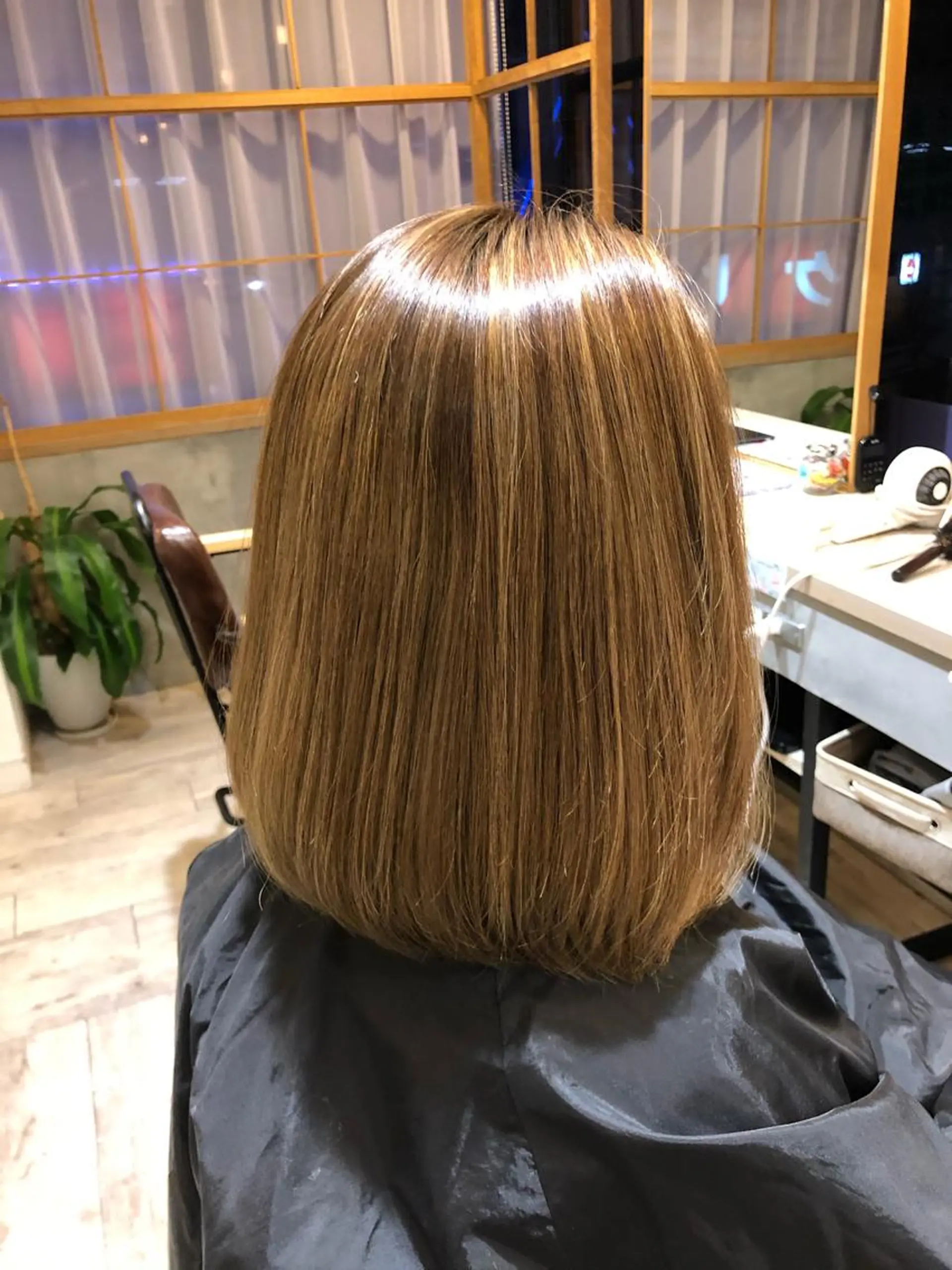 ミディアム カラー トリートメント 奥野 紗弓のヘアスタイル