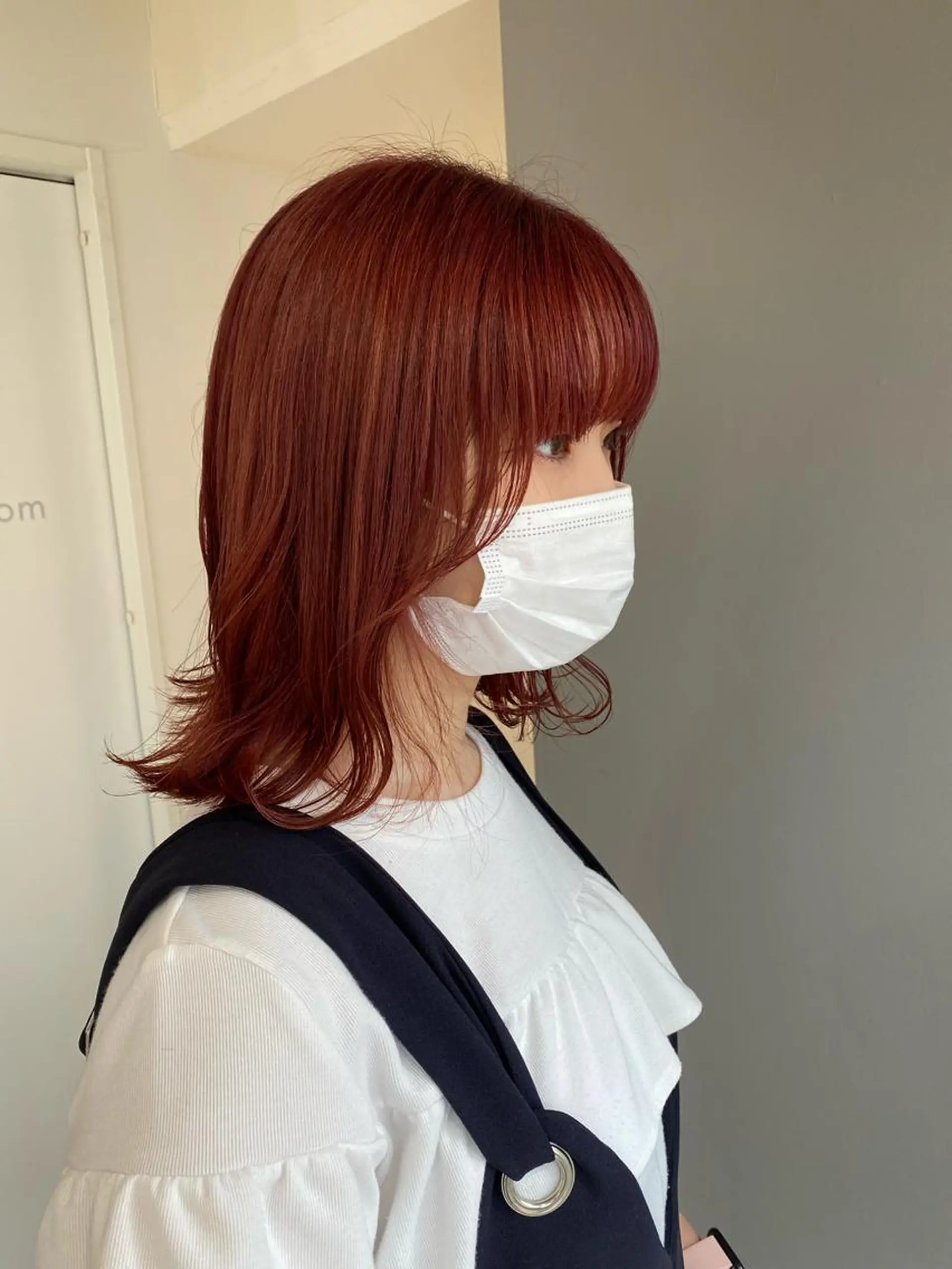 ミディアム カラー ヘアアレンジ ブリーチ ヘアカラー ボブ /ニュアンス/ satomi🧸💖のヘアスタイル