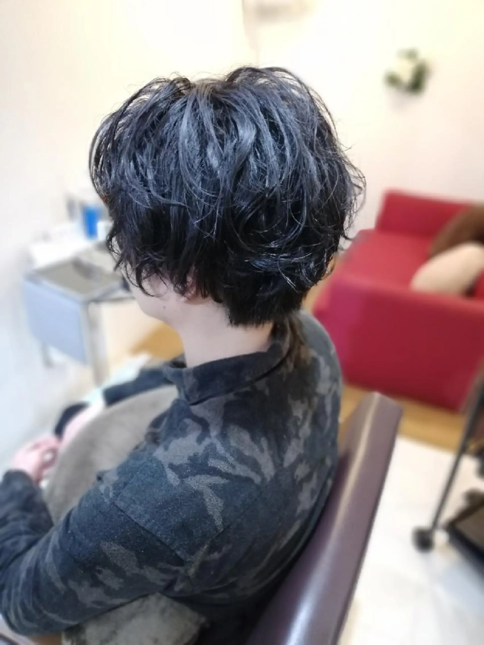 ショート パーマ メンズ カット パーマ 北林 弘展のヘアスタイル