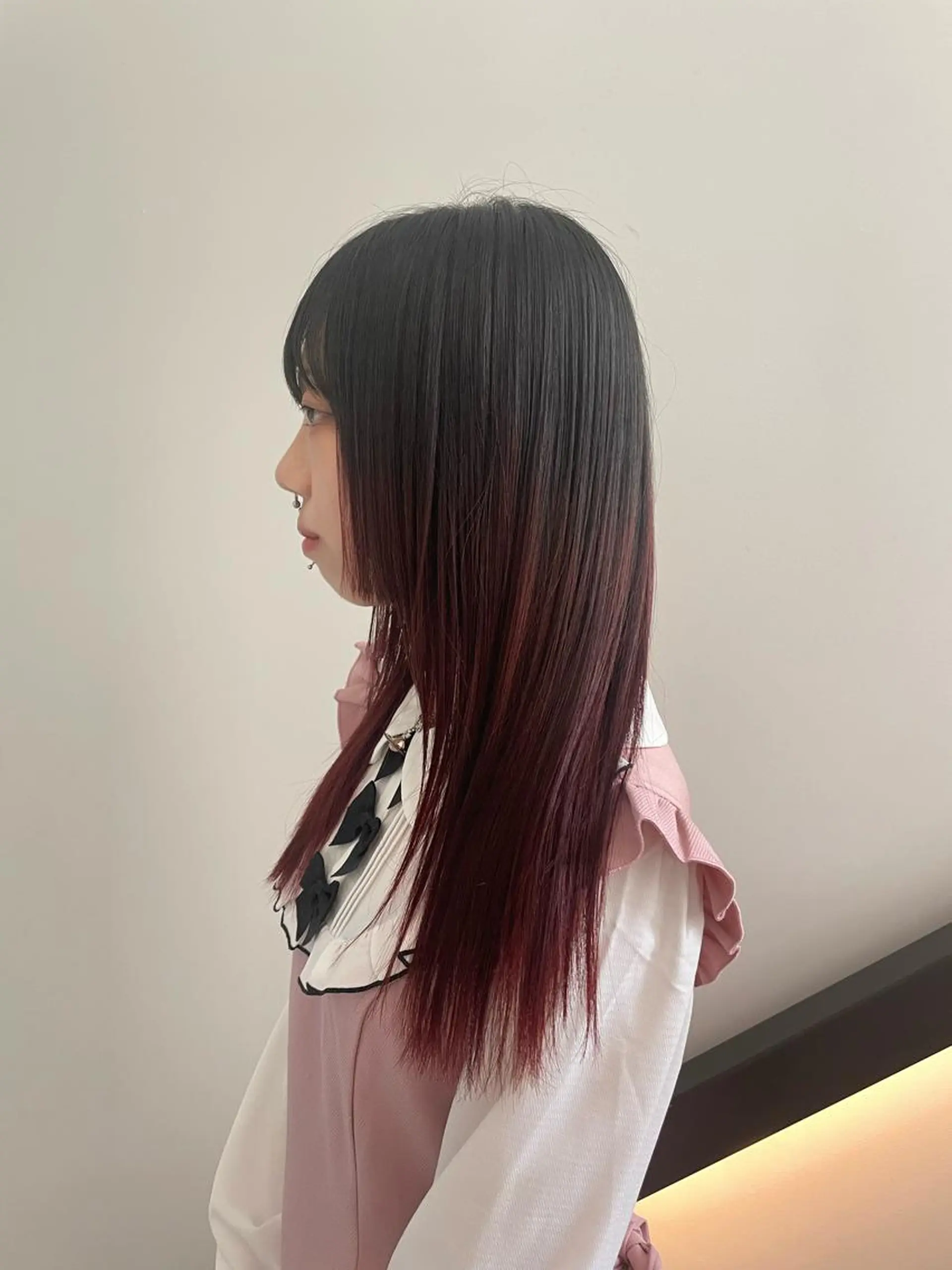 ロング カラー グラデーションカラー ヘアカラー 🌟暖色系ハイトーン 🌟AIのヘアスタイル