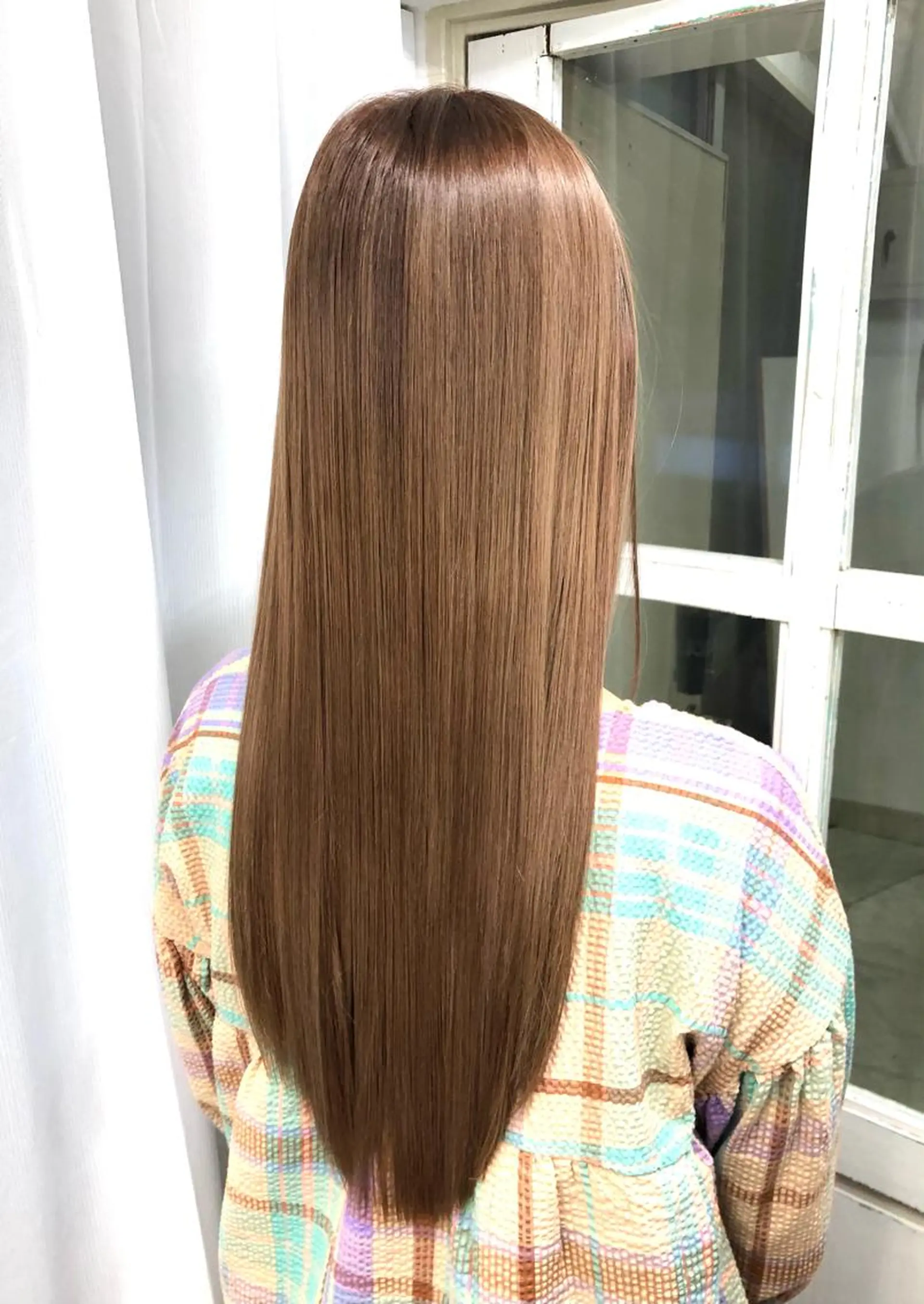 ロング カラー トリートメント 韓国ヘア🤍髪質改善 🇰🇷AKANEのヘアスタイル