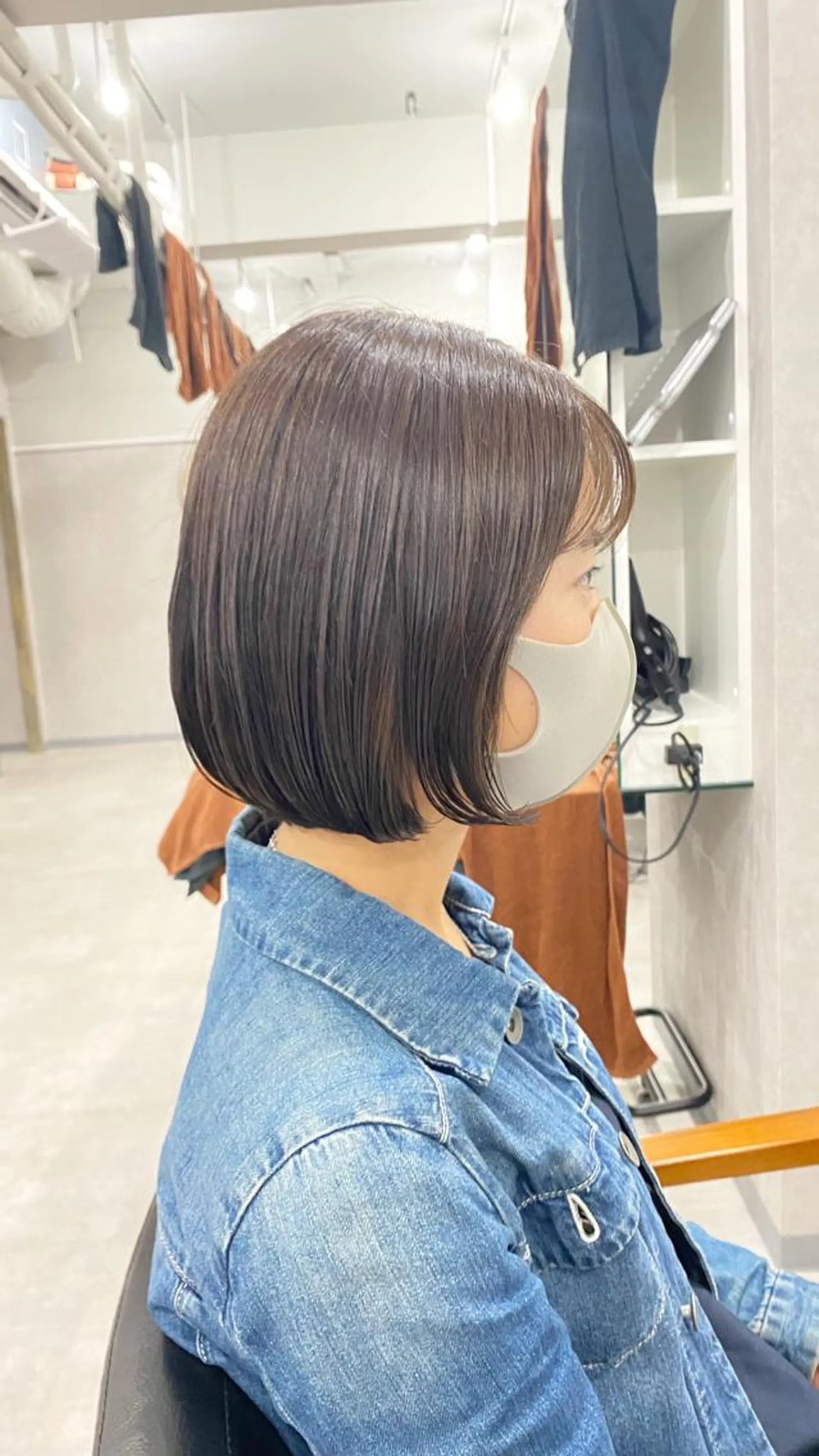 ミディアム カラー ⭐️ショート⭐️美髪 矯正⭐️水口陸のヘアスタイル