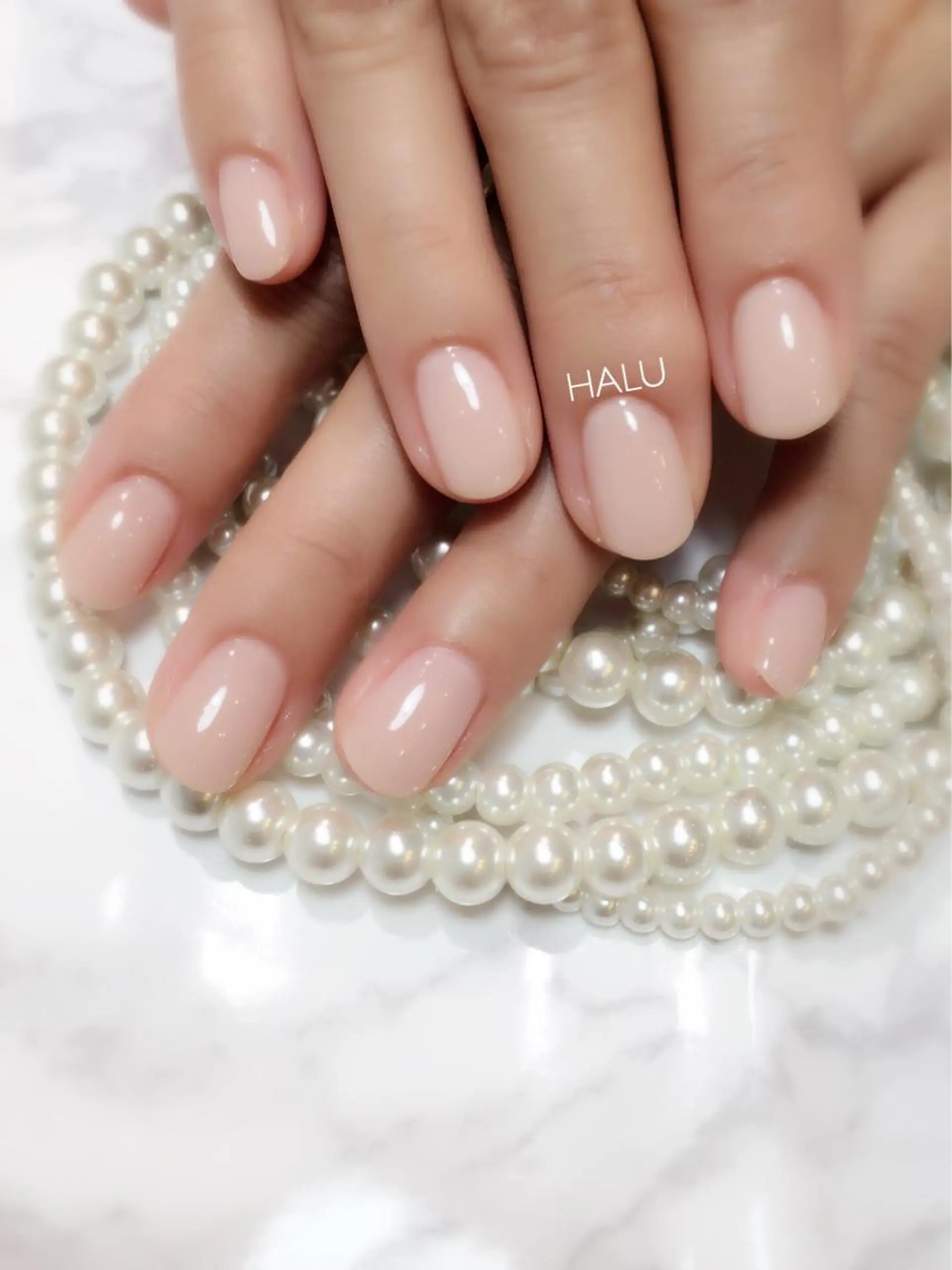 ネイル ワンカラーネイル HALU ハルのネイルデザイン