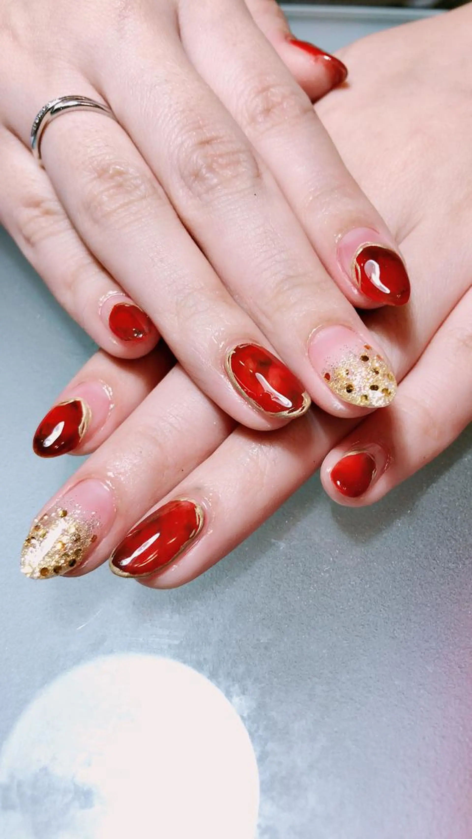 ネイル ハンドネイル 山中 あいのネイルデザイン