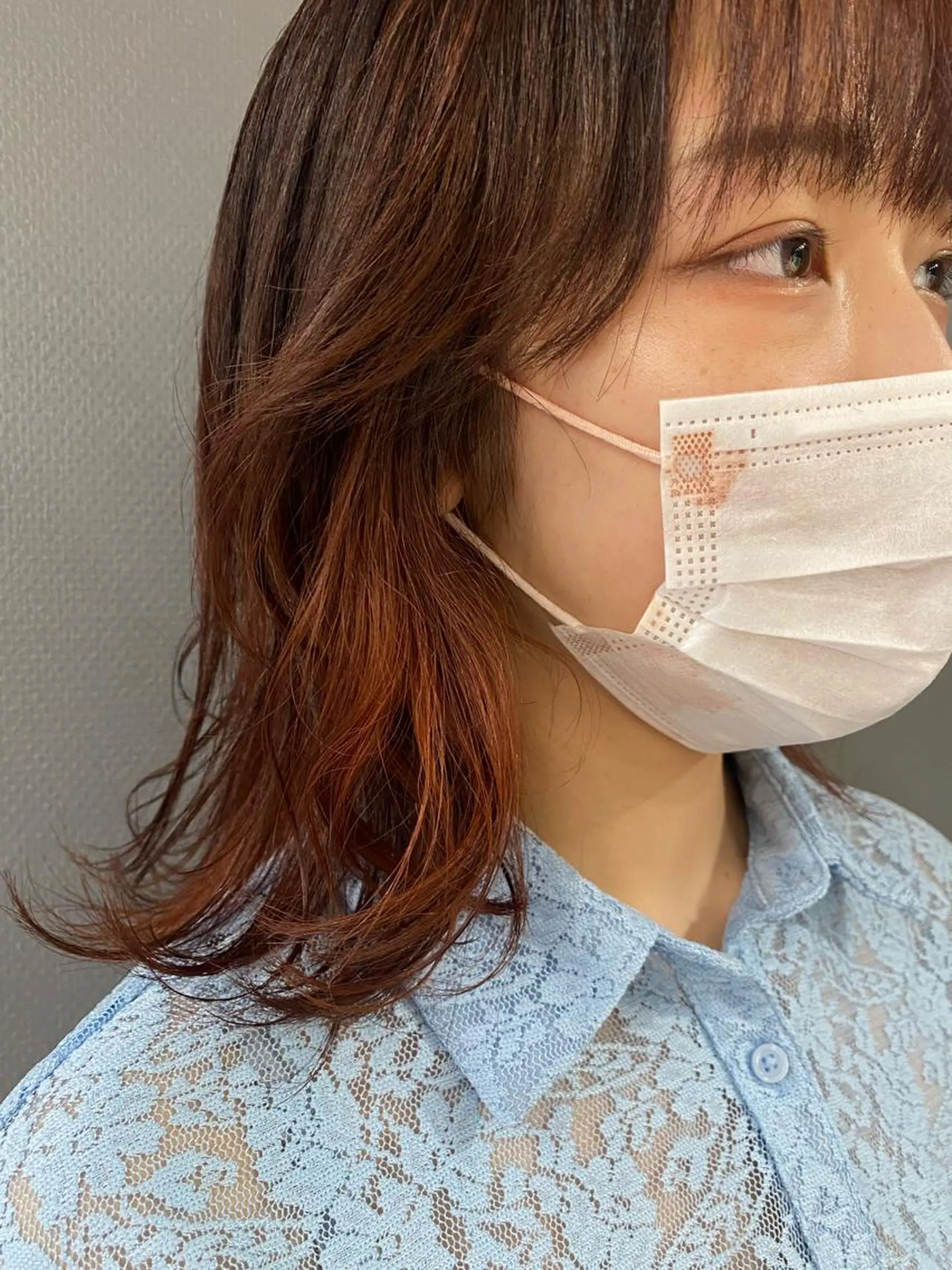 ミディアム カラー オレンジ HINANO🌷 髪質改善サロンの眉毛・アイブロウイメージ