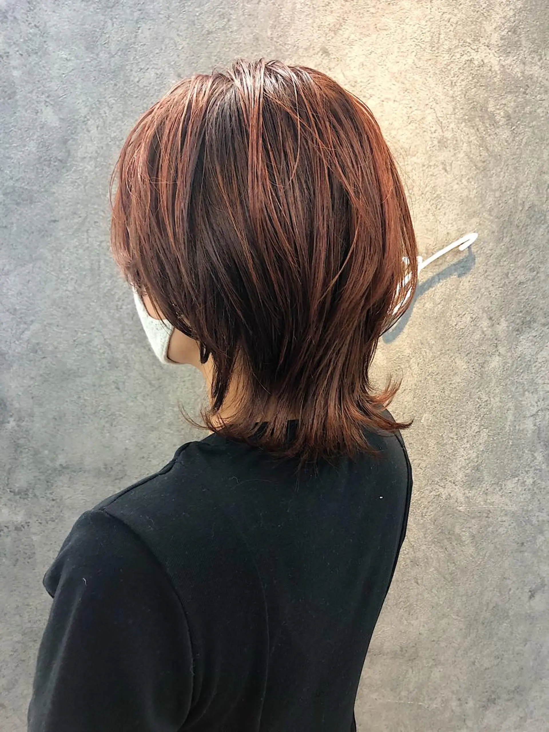 ミディアム ウルフカット 所渉/韓国レイヤー /ウルフカットのヘアスタイル