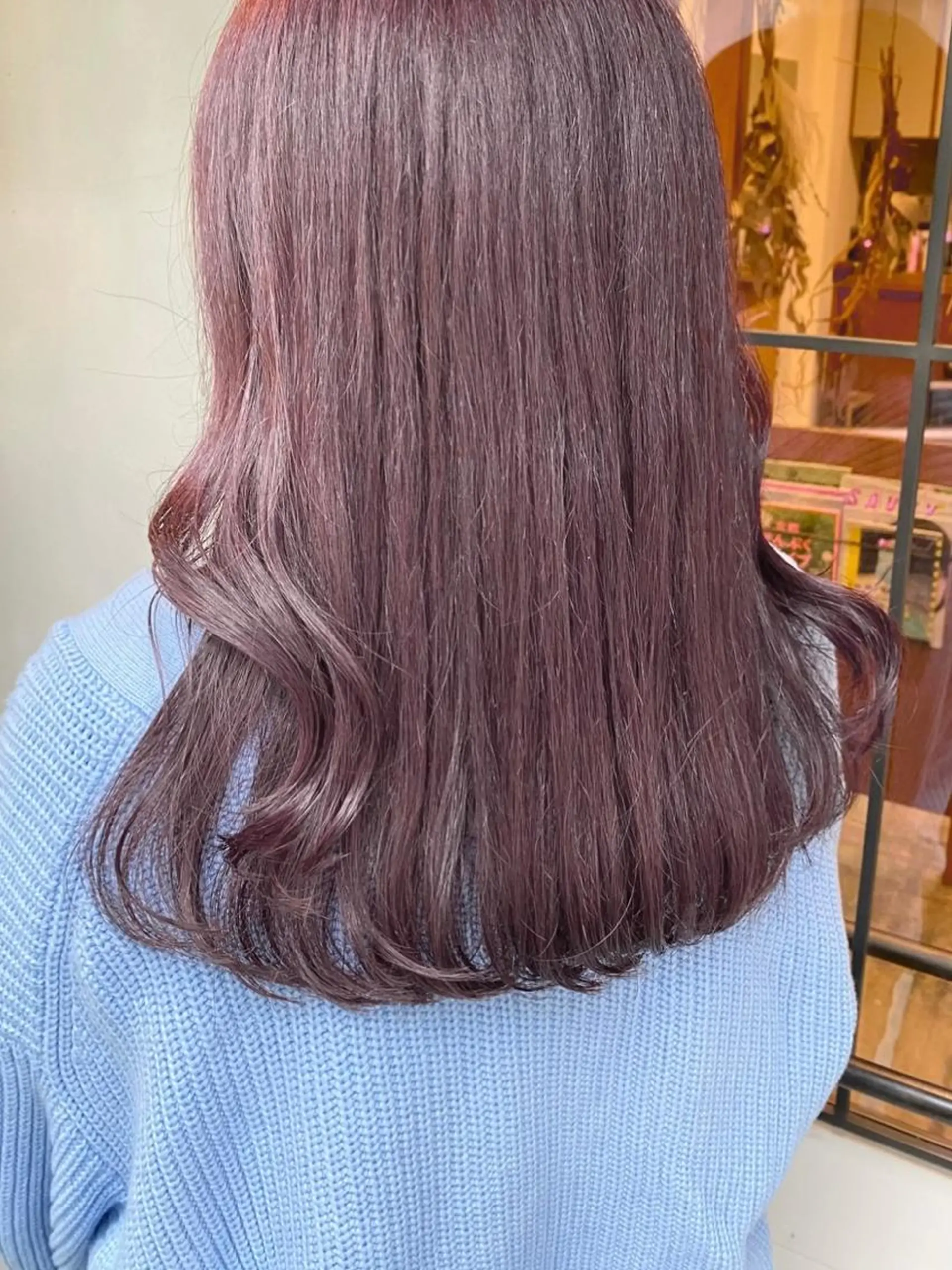 セミロング カラー カット ヘアカラー トリートメント ENIF ヤマグチアツコのヘアスタイル