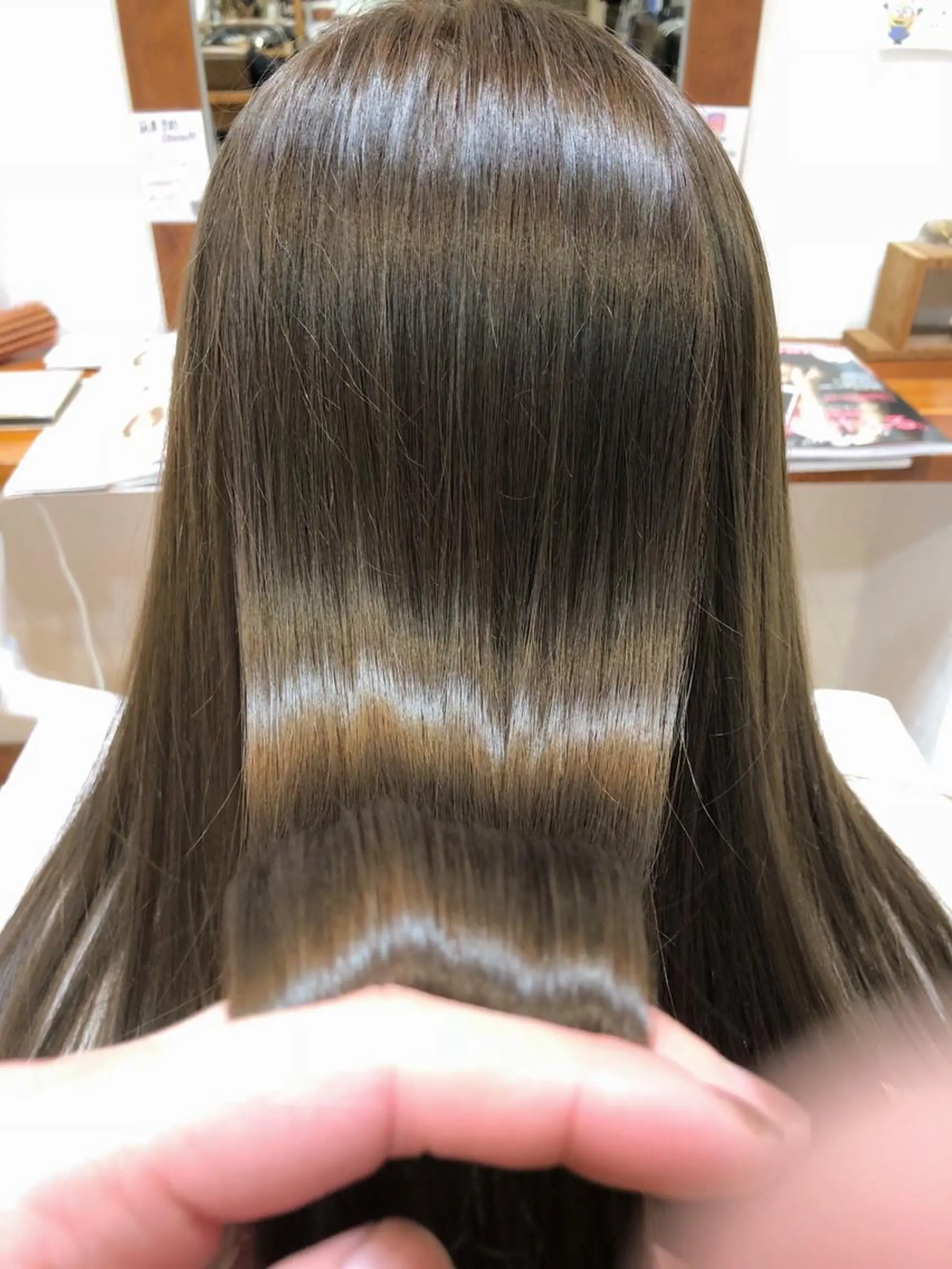 ミディアム カラー ベージュカラー メンズカット特化柏駅 徒歩3分LOUのヘアスタイル