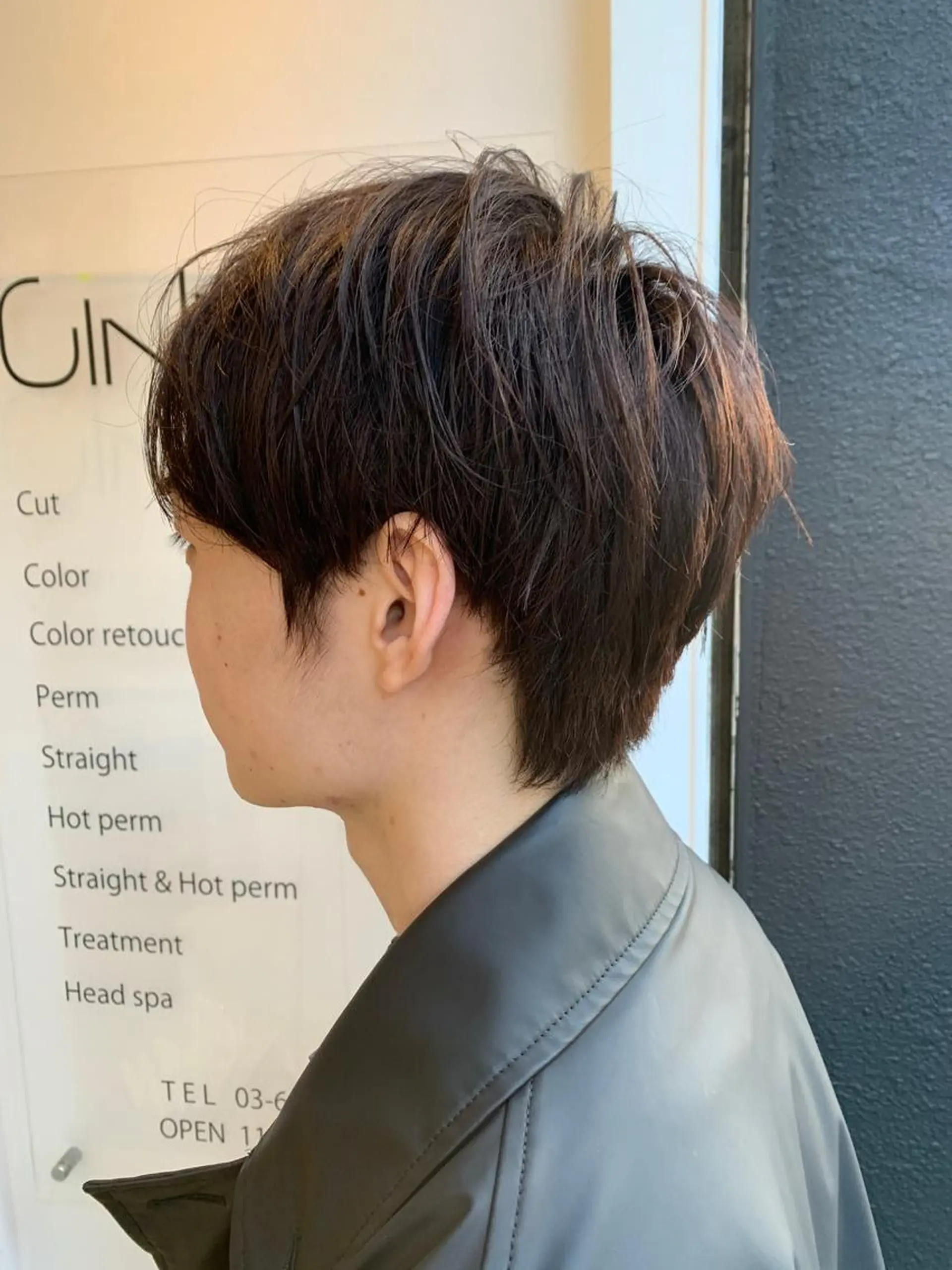 ショート カラー メンズ マッシュ CiNEMA daikanyama所属・透明感カラー🫧 今泉健太のヘアスタイル