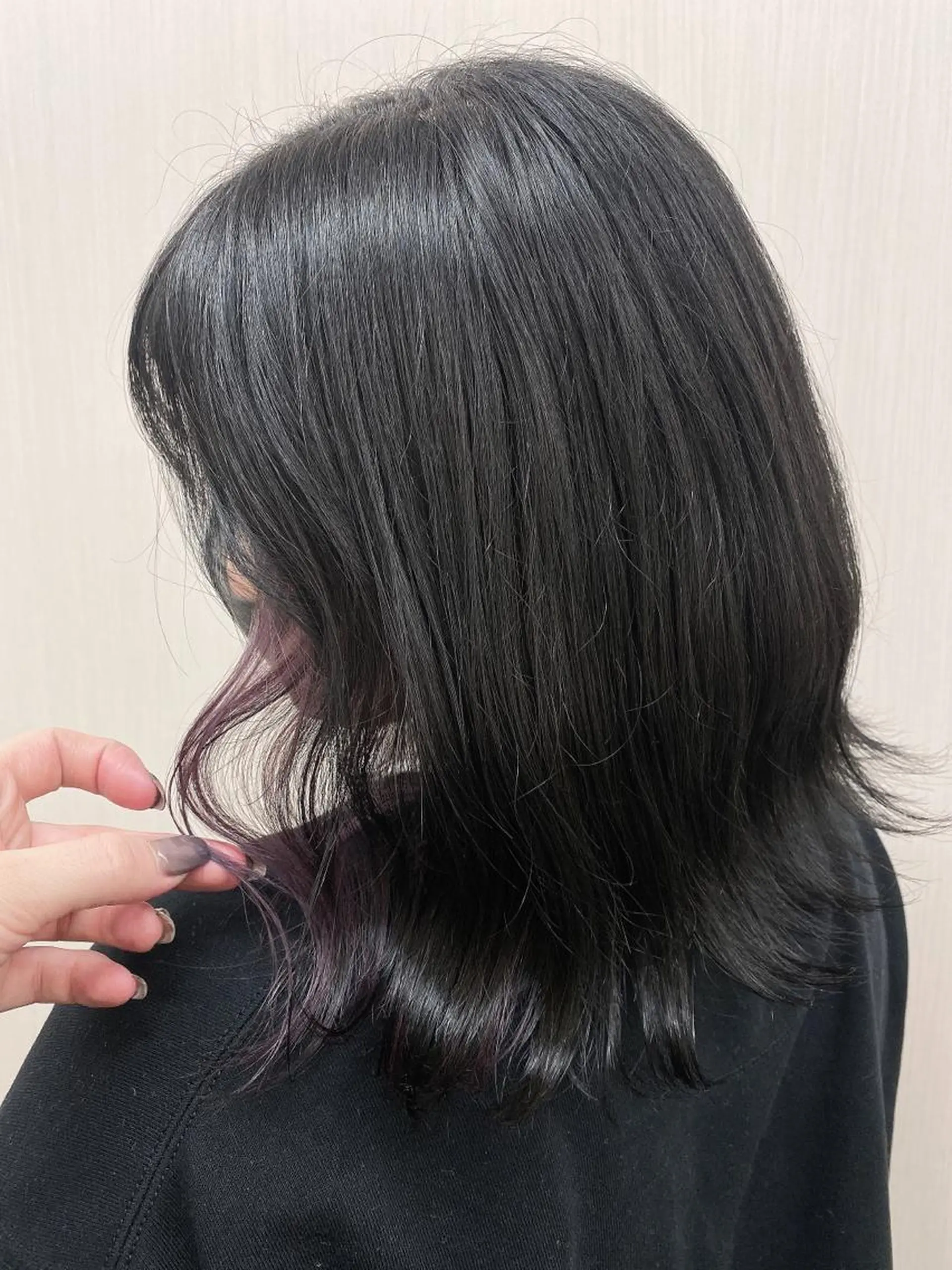 ミディアム 心斎橋ヘアカラー ブリーチmarinaのヘアスタイル