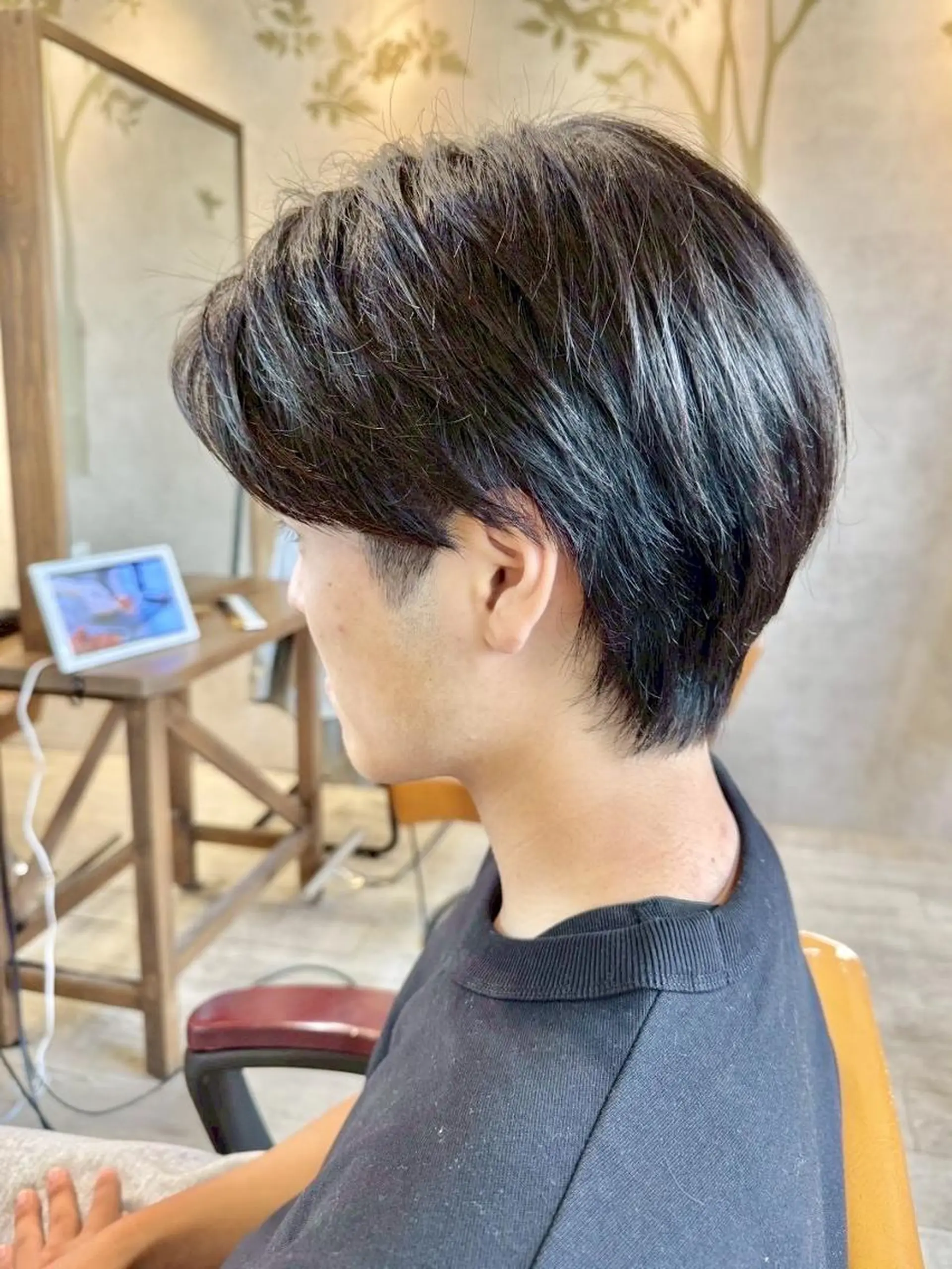 ショート カット ヘアカラー トリートメント 一宮駅3分/水野/ ショート/ボブのヘアスタイル