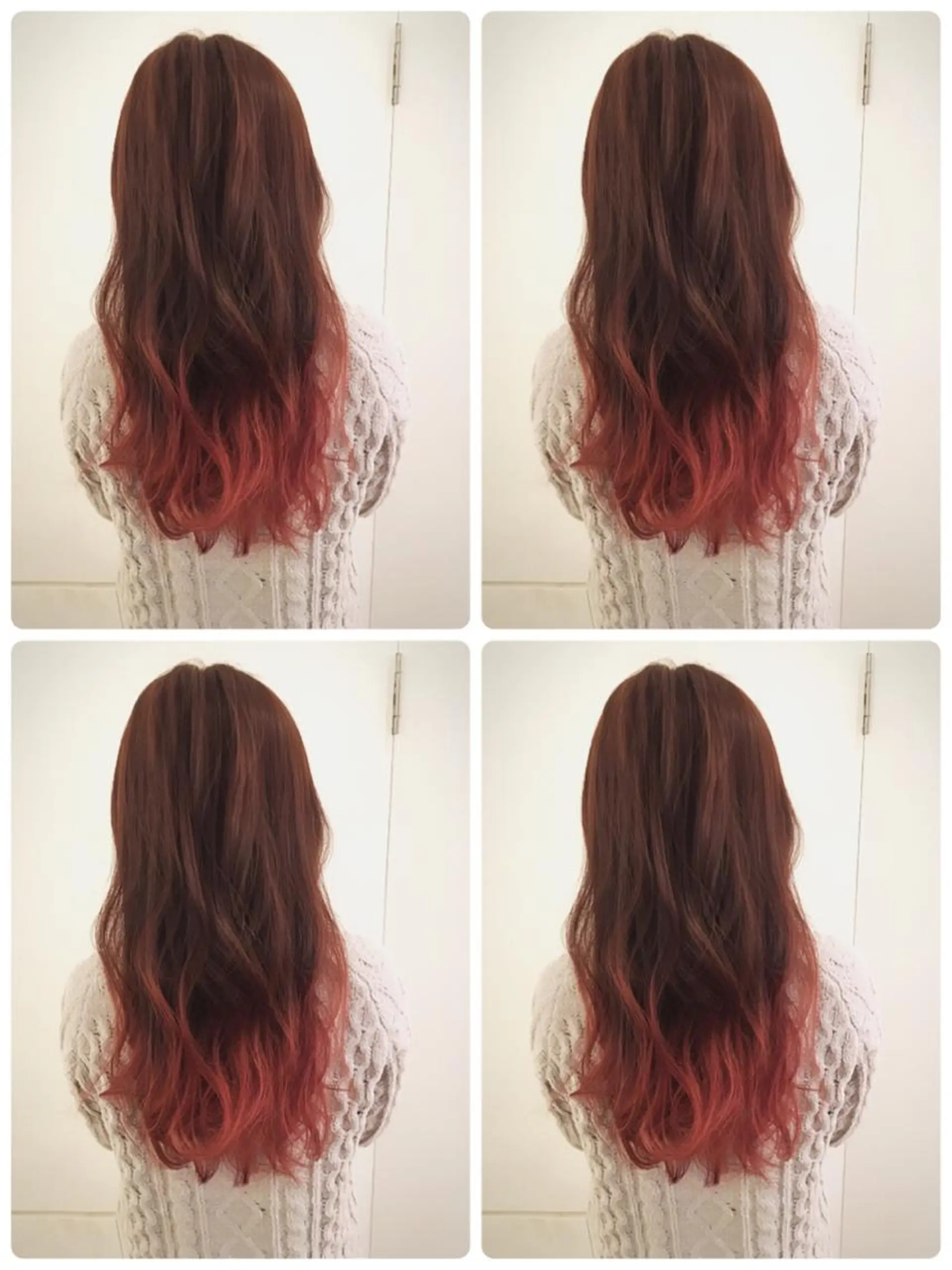 セミロング due hair 京都駅前店 MILBON オージュア認定サロン【デューヘアー】所属・ハイトーンブリーチ 土坂　由志【京都】のヘアスタイル