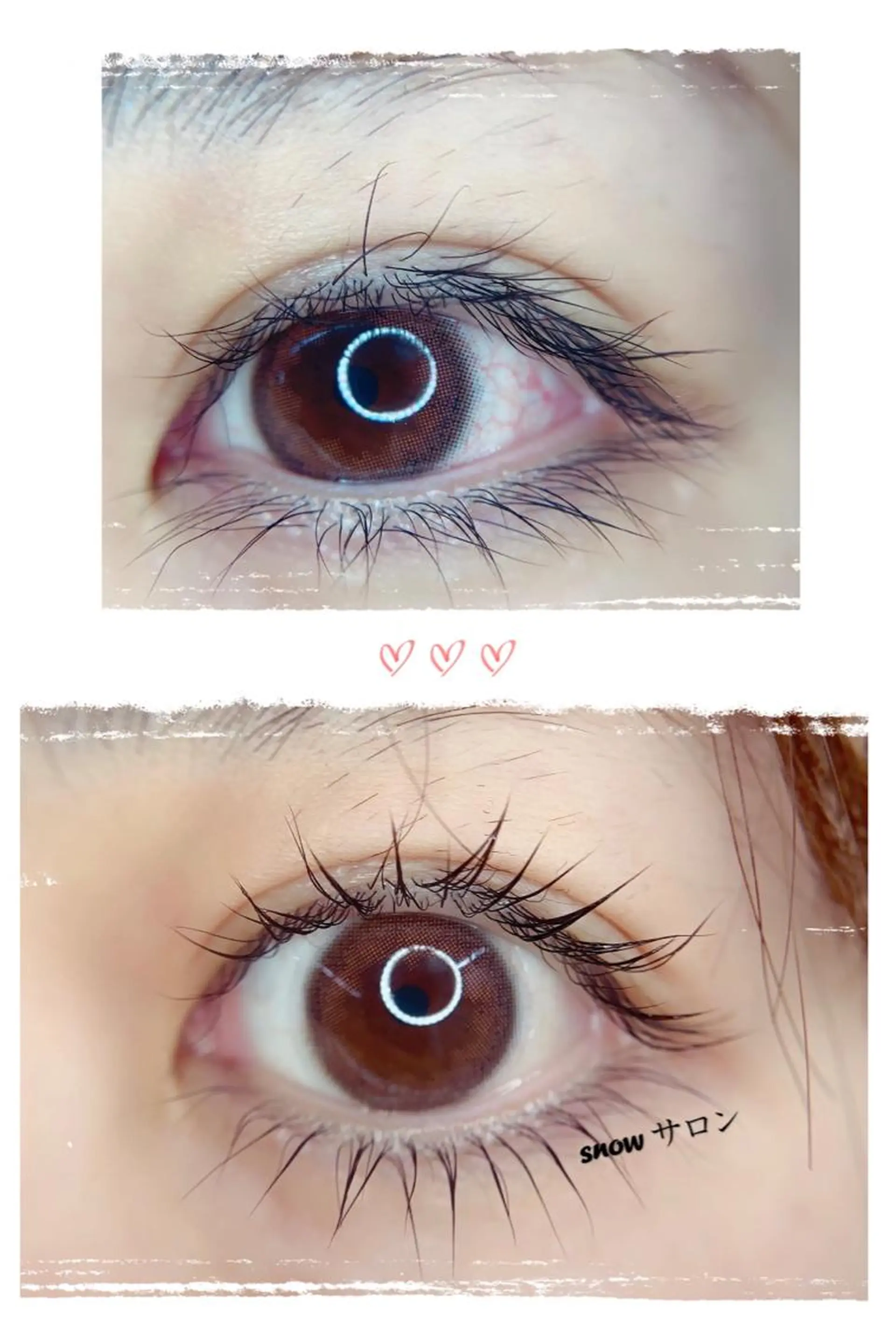 マツエク・マツパ パリジェンヌラッシュリフト foisalon 新宿西口店のマツエク・マツパデザイン