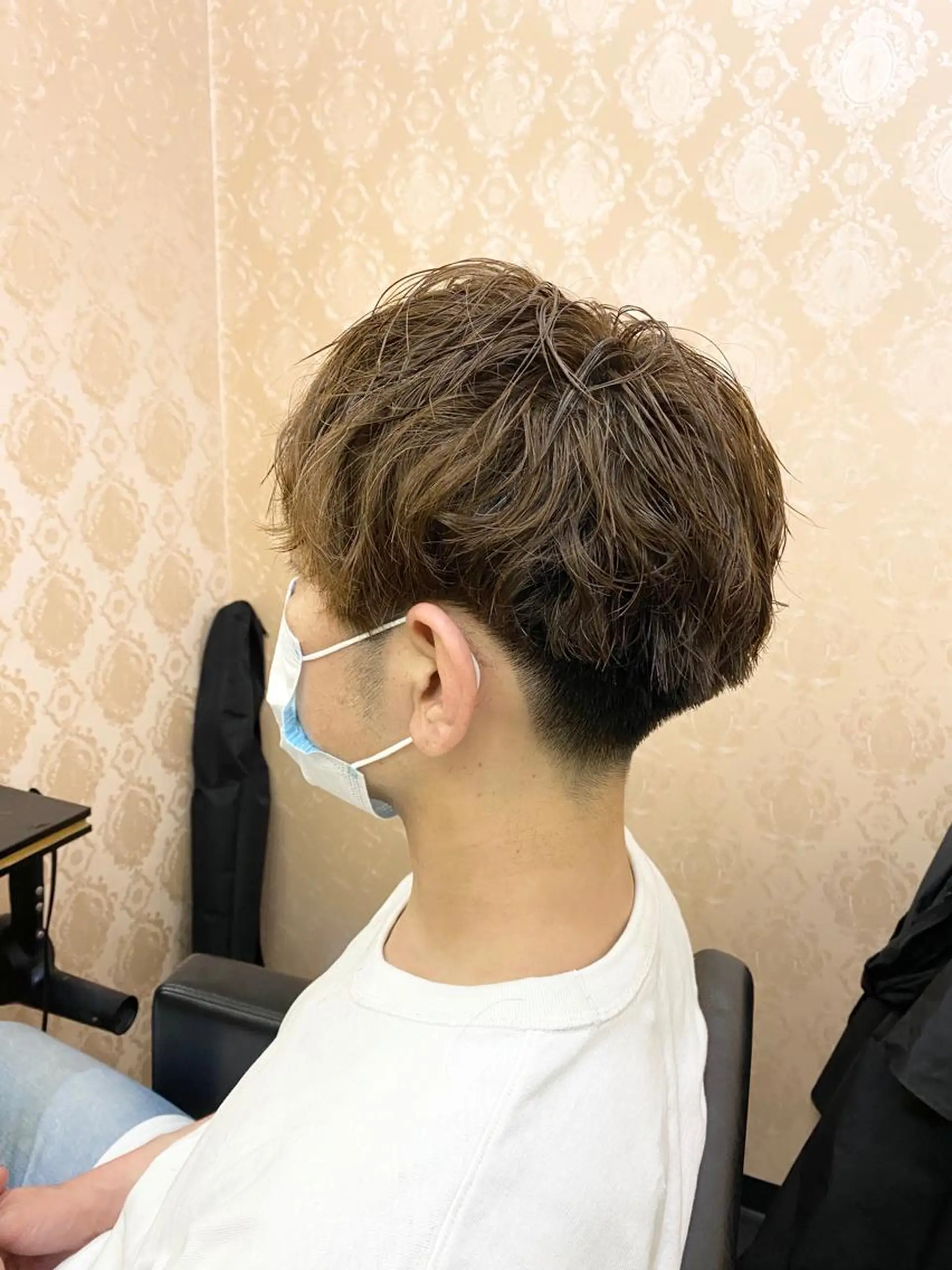 ショート パーマ メンズ 髪質改善 ヒデのヘアスタイル