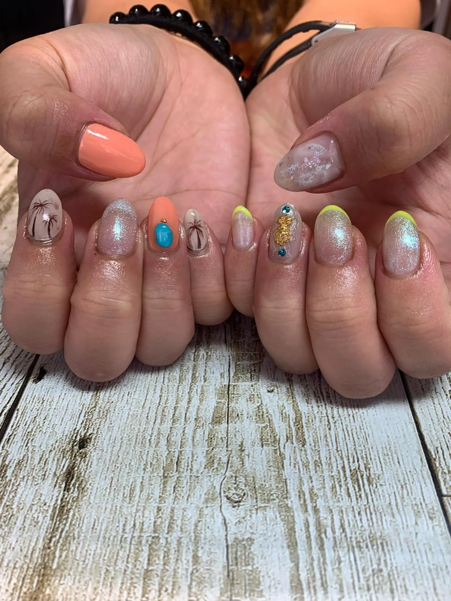 ネイル ハンドネイル imymemine所属・渡邊 束紗のネイルデザイン