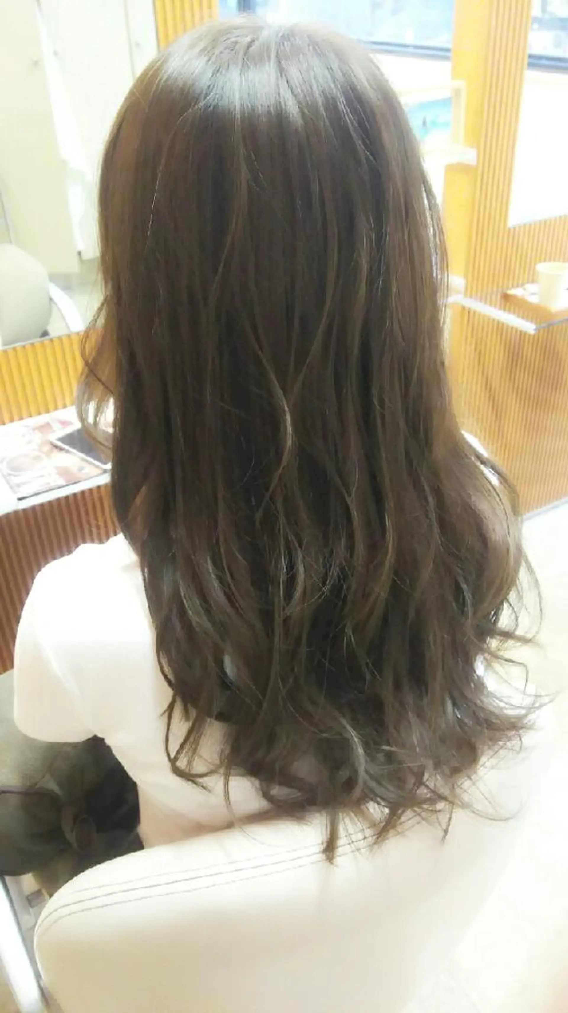 ロング カラー アッシュ ハイライトカラー ハイライト 脇田 雄大のヘアスタイル