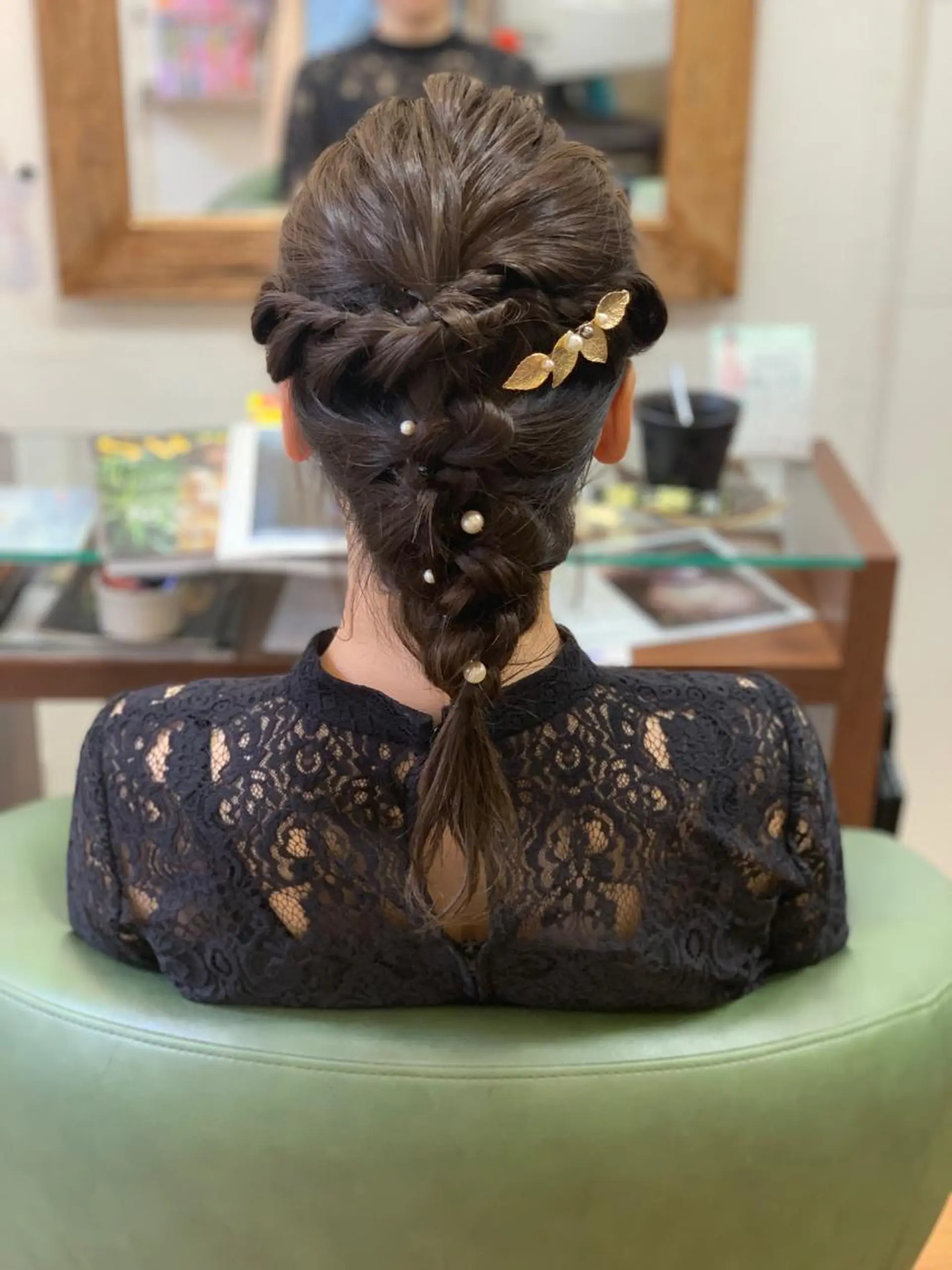 セミロング ヘアアレンジ march merryのヘアスタイル